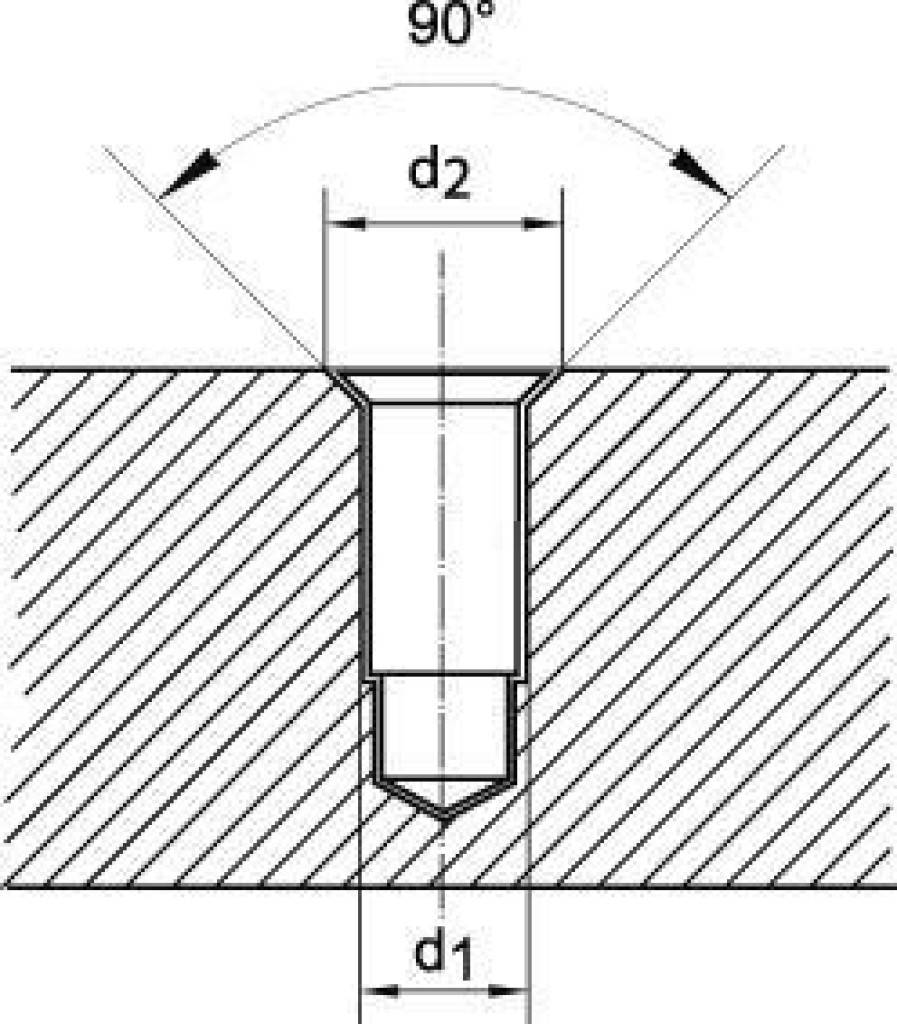 KURZSTUFENBOHRER 90G HSS M8, FORMAT-3
