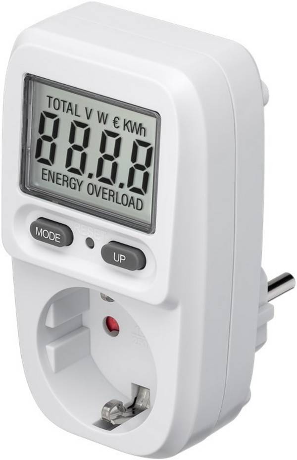 Digitales Energiekostenmessgerät Basic, zur Messung des Stromverbrauchs und Stromkosten von elektrischen...