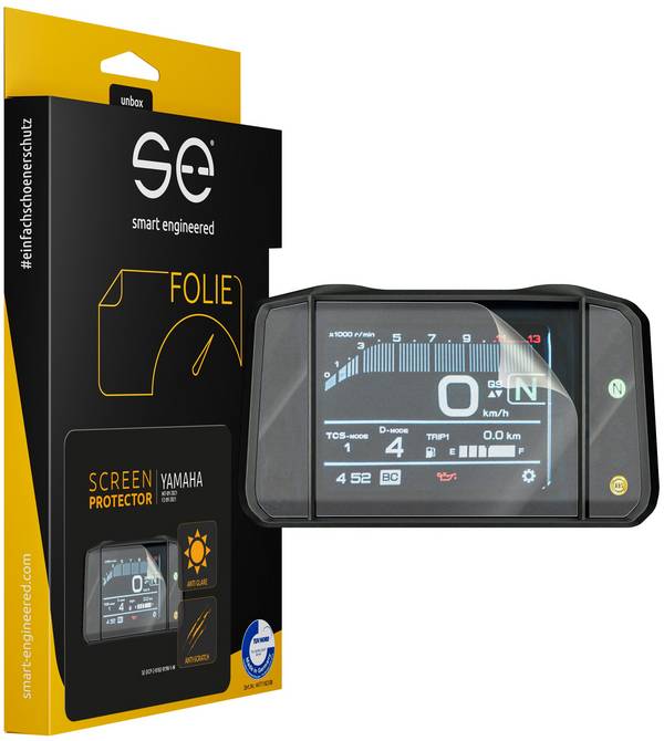 smart.engineered SE-DCP-2-0102-0190-1-M - Displayschutz - Motorrad - Transparent