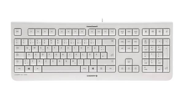 Cherry KC 1000 - Tastatur - Pan Nordisch - Hellgrau