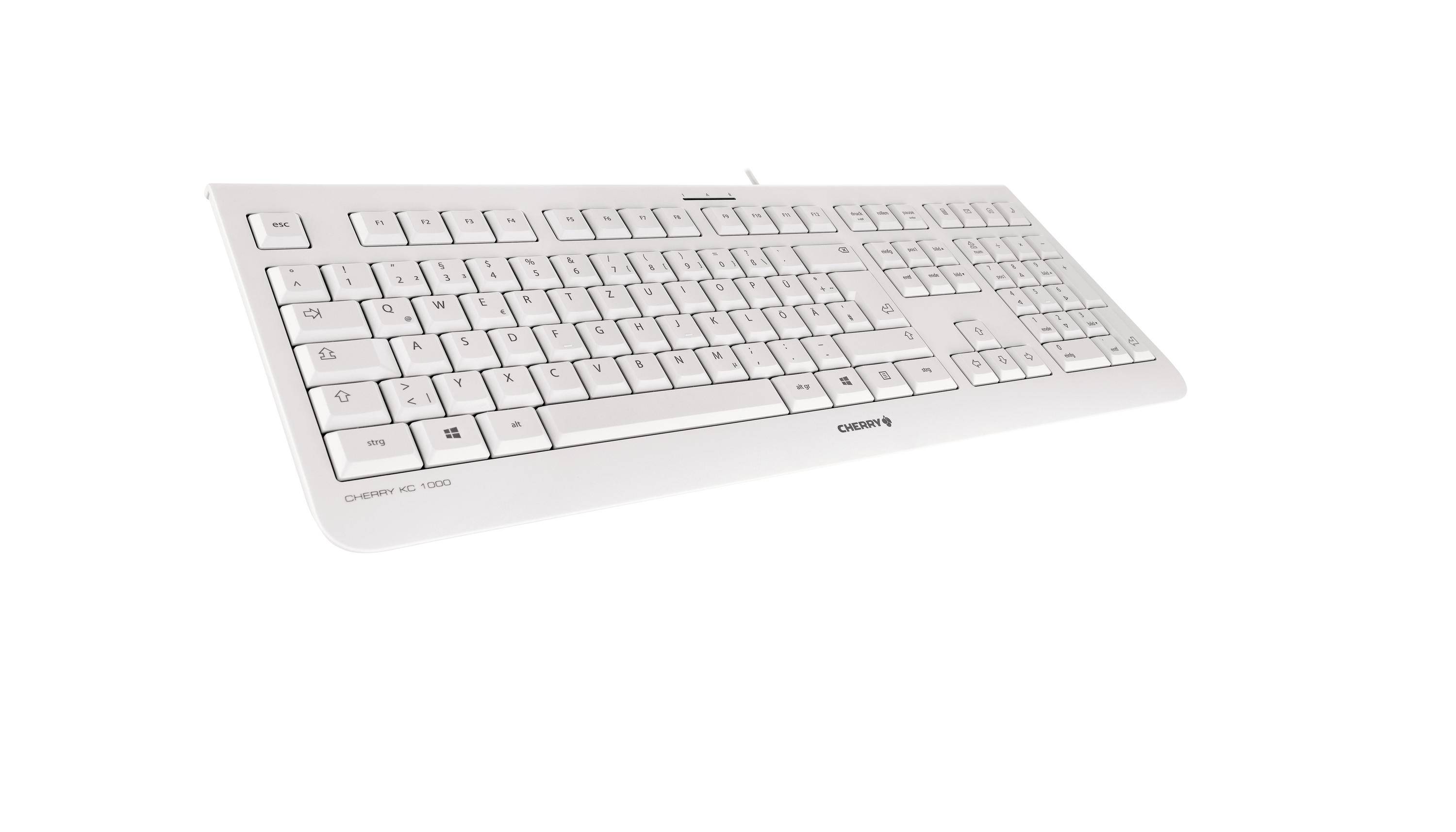 Cherry KC 1000 - Tastatur - Pan Nordisch - Hellgrau-2