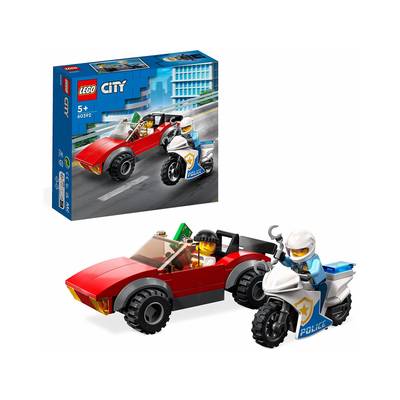 LEGO City Verfolgungsj. m. d. Polizeimot 60392
