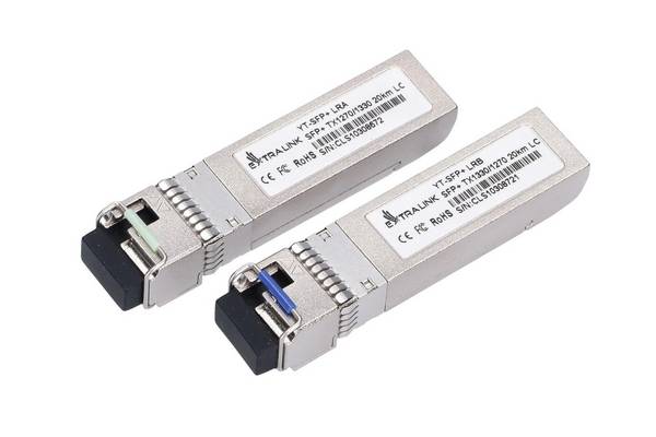 Extralink SFP+ 10G SFP+ WDM Module 10Gbps 1270/1330nm, single mode, 20km, LC, DOM, pair, dedicated f