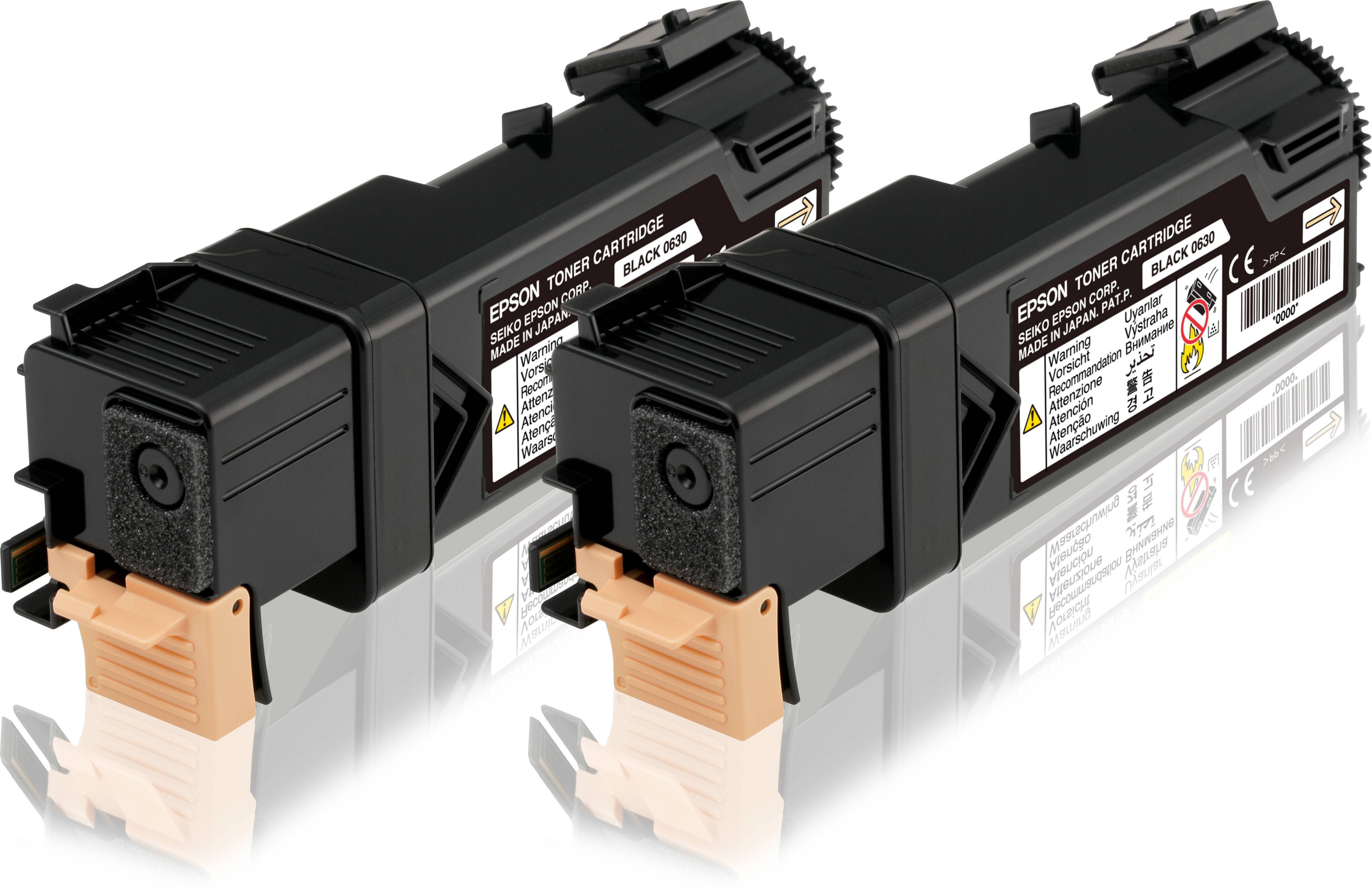 Toner cartridge double pack, black, 3k x 2, 6000 pages, black-0