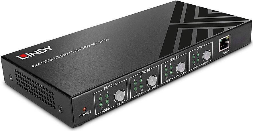 Lindy USB-Schalter - 4 x 4 - Desktop-0