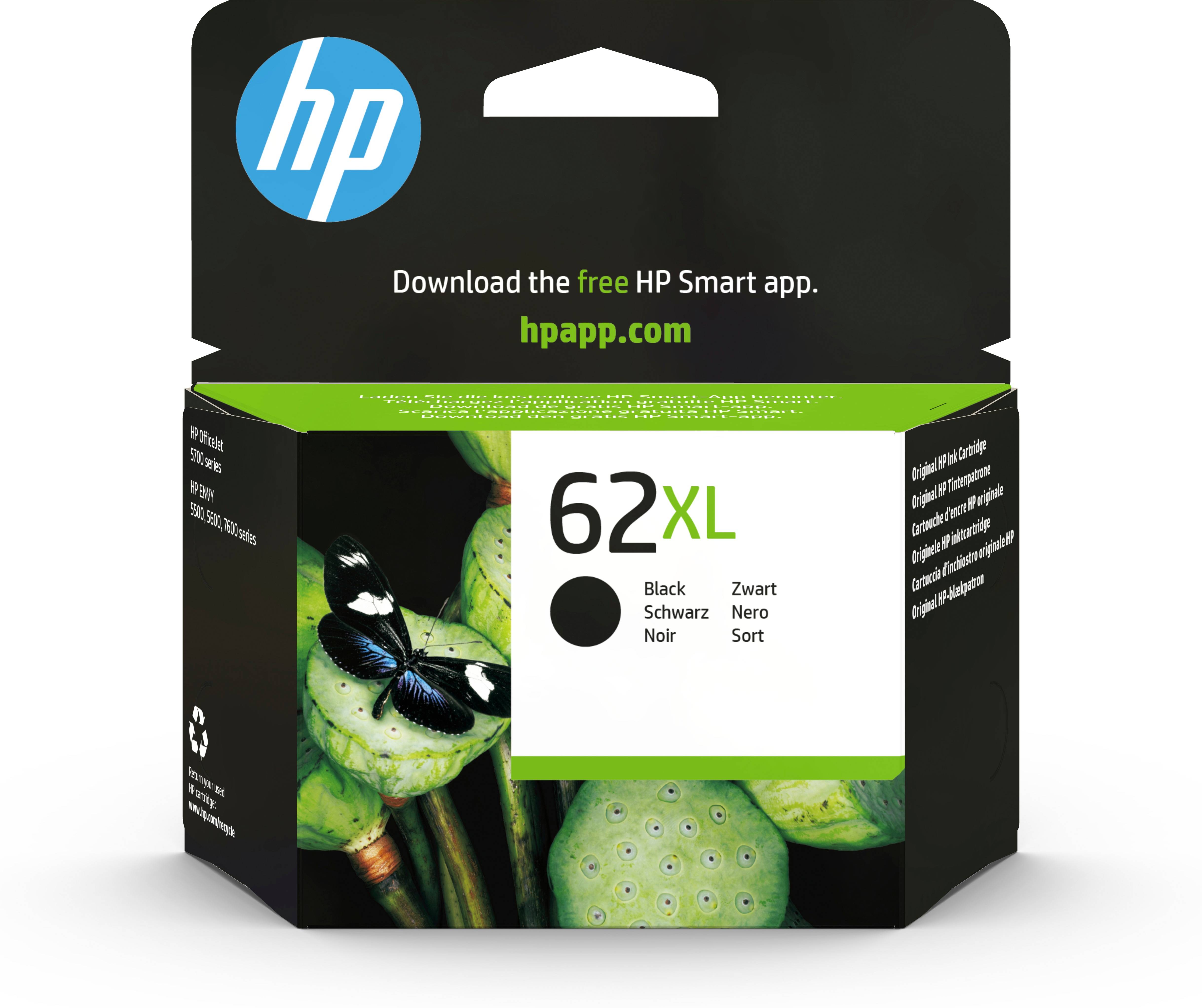 HP Ink black HC 62XL C2P05AEABE-0