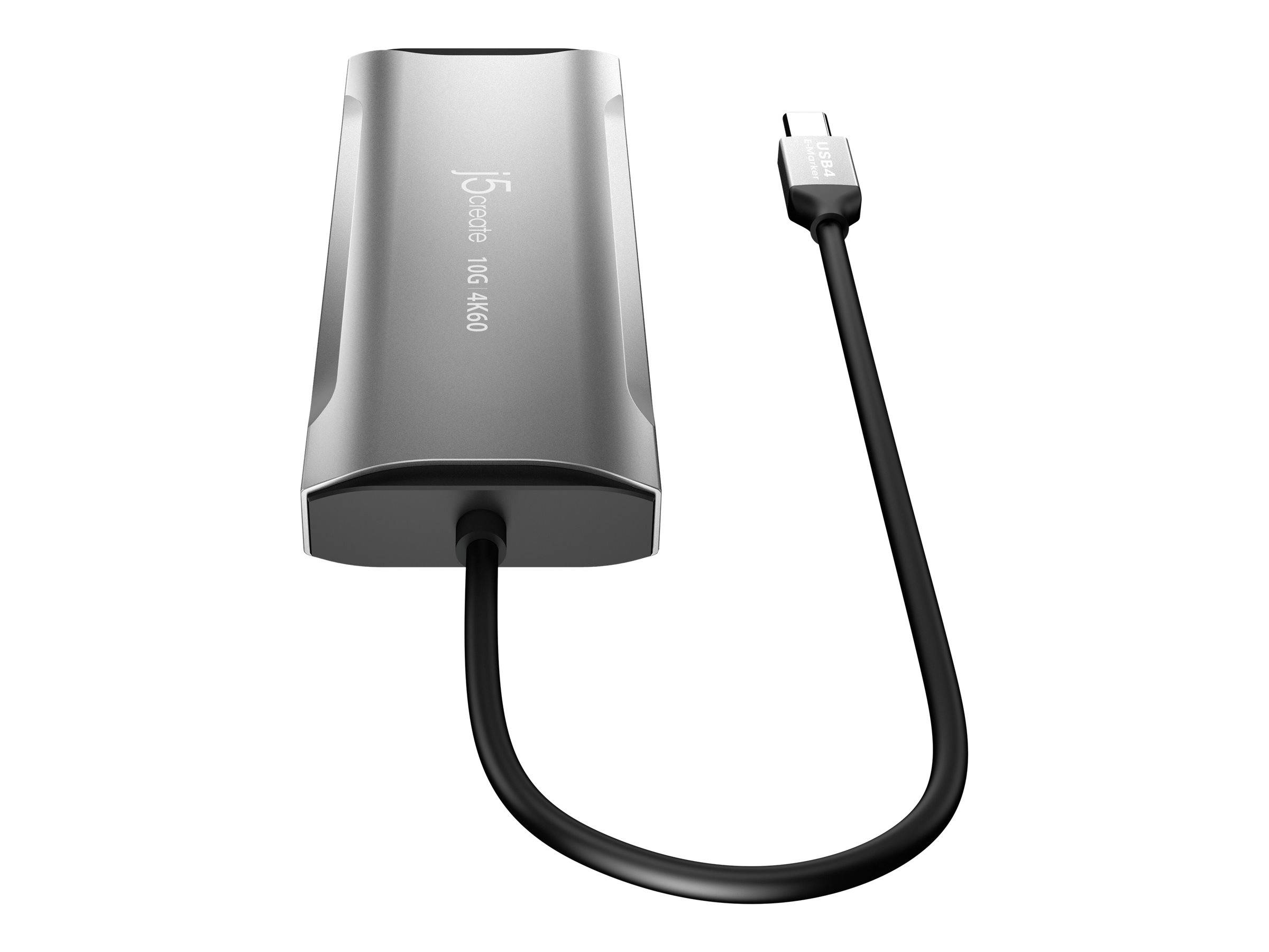 j5create Elite JCD393 - Mini-Dock - USB4 / Thunderbolt 4 - HDMI - 1GbE-4