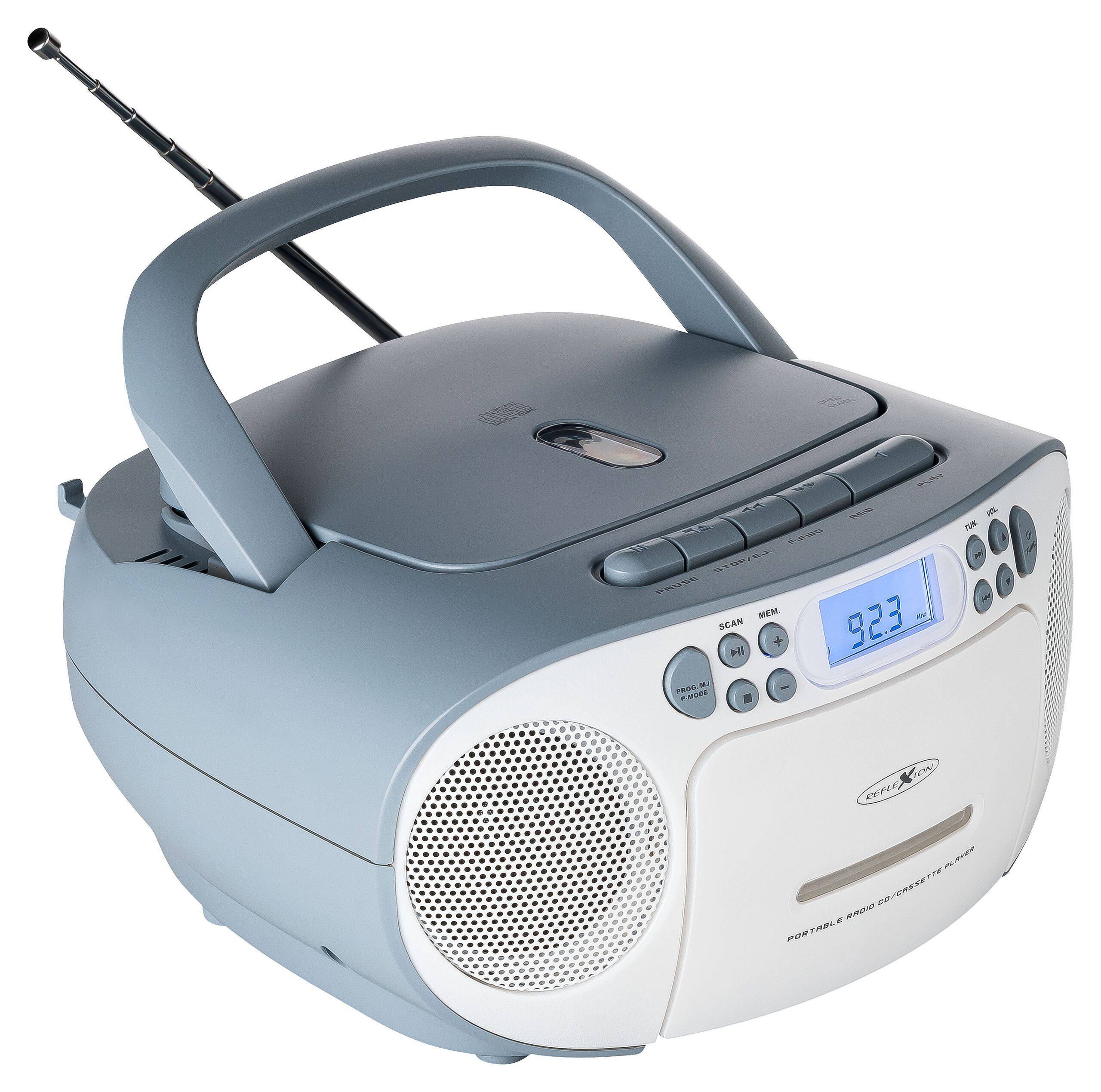 Reflexion RCR2260, Tragbar, FM, PLL, 20 W, LCD, Blau, 3,5 mm-0