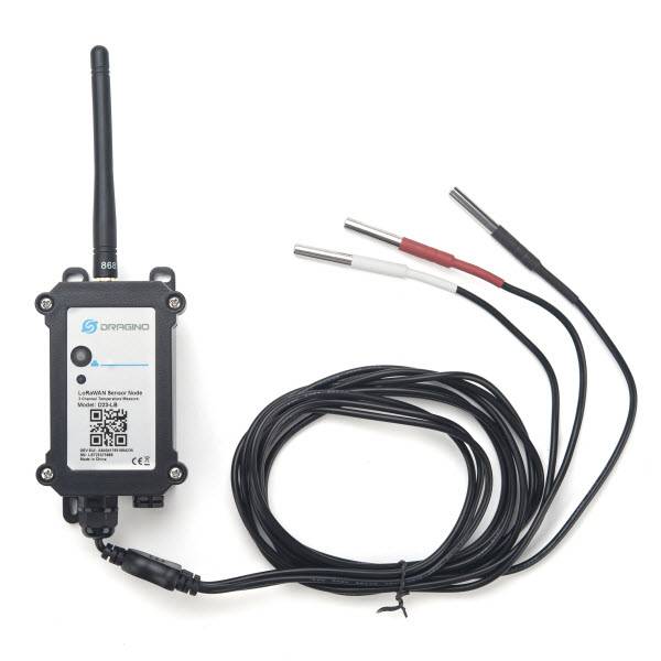 Dragino Technology D23-LB/LS, Draußen, Temperatursensor, Freistehend, -55 - 125 °C, Kabellos,-2