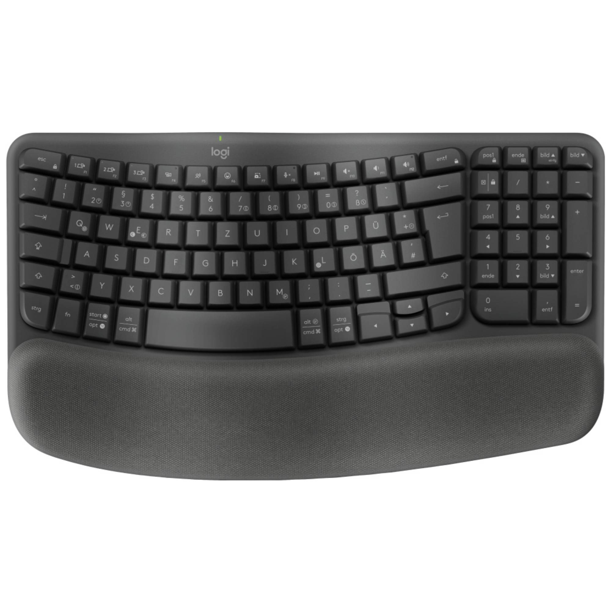 Logitech Ergo Series - Tastatur - mit gepolstertem-3