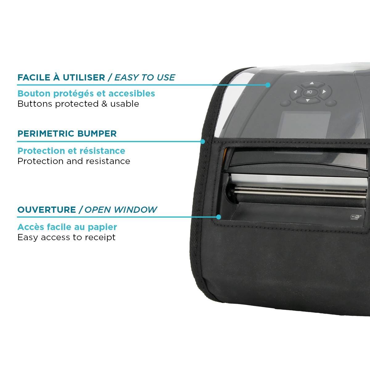 MOBILIS - Universal Soft Case for Mobile Printer L-4