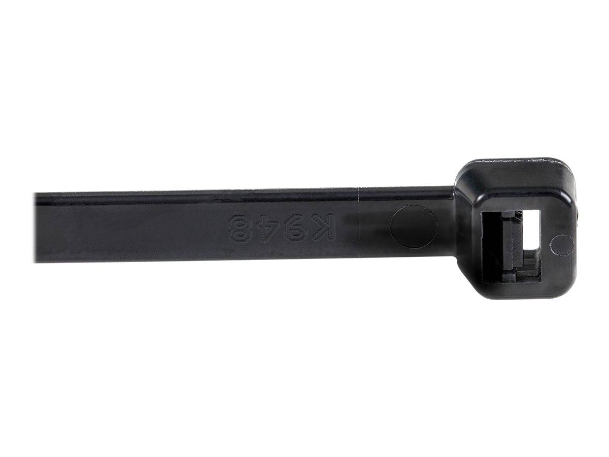 StarTech.com 8"(20cm) Cable Ties, 2-1/8"(55mm) Dia, 50lb(22kg) Tensile Strength,-2
