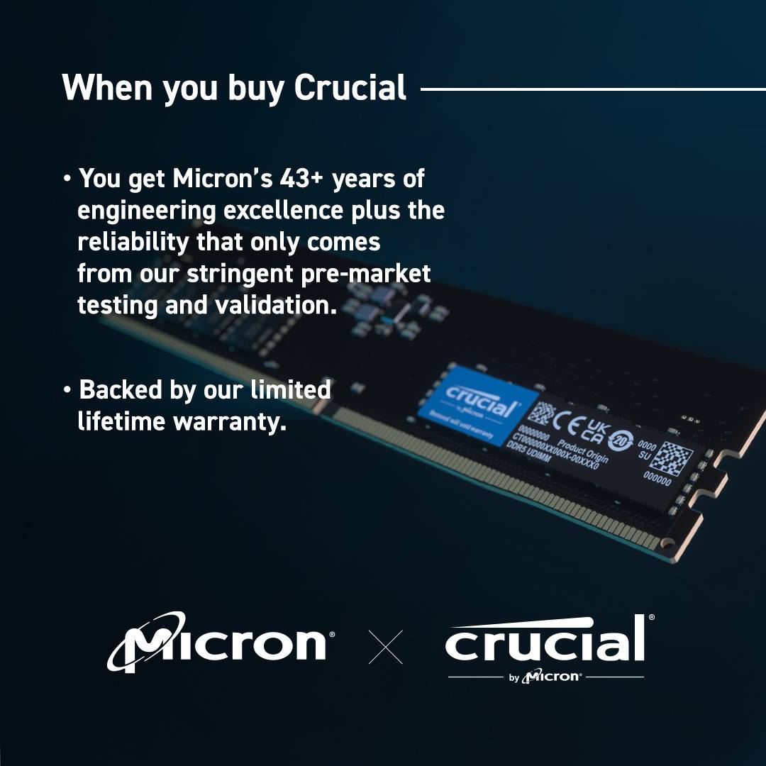 Crucial DDR5 - Modul - 8 GB - DIMM 288-PIN-3