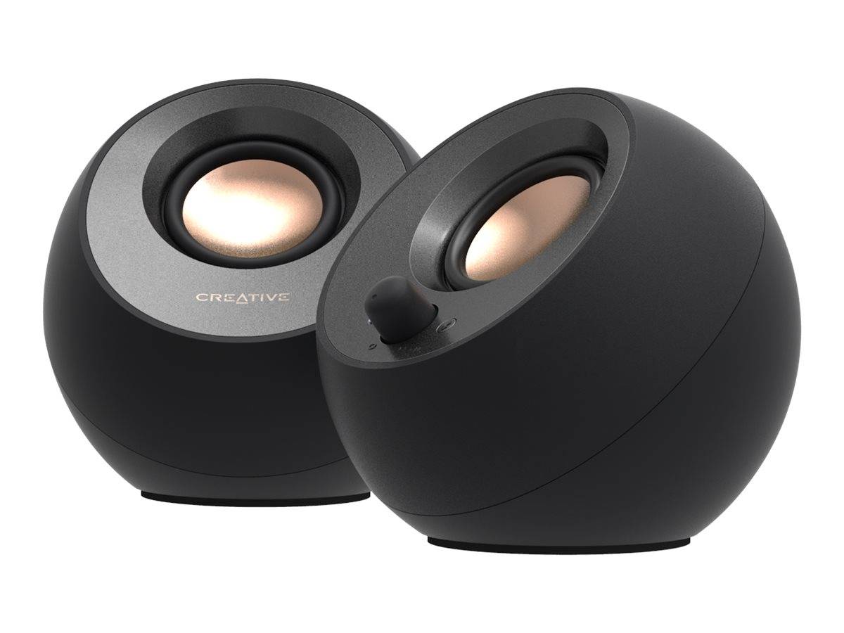 Creative Labs Creative Pebble V3 - Lautsprecher - für PC - 2.0-Kanal - kabellos - Bluetooth - USB - 8 Watt (Gesamt)-2