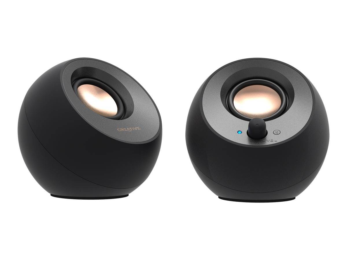 Creative Labs Creative Pebble V3 - Lautsprecher - für PC - 2.0-Kanal - kabellos - Bluetooth - USB - 8 Watt (Gesamt)-3