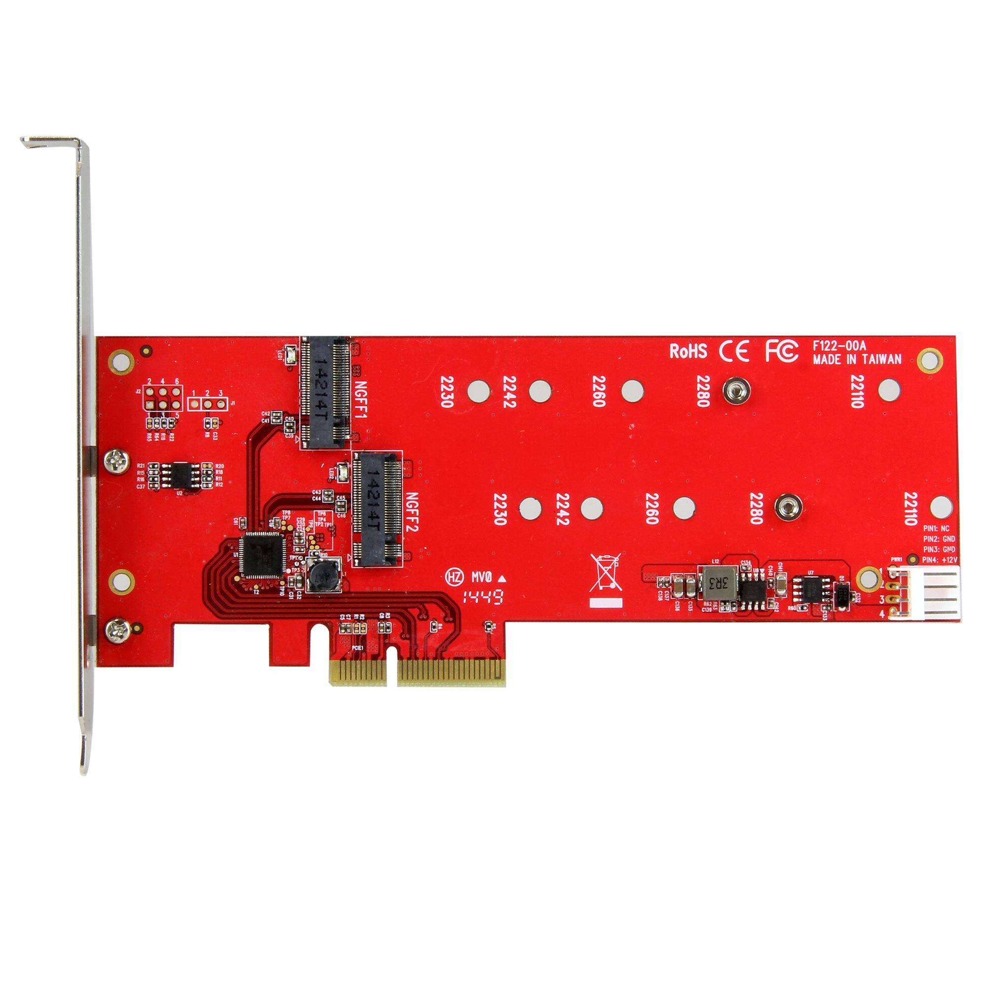 StarTech.com Startech 2x M.2 SATA SSD Schnittstellenkarte-1