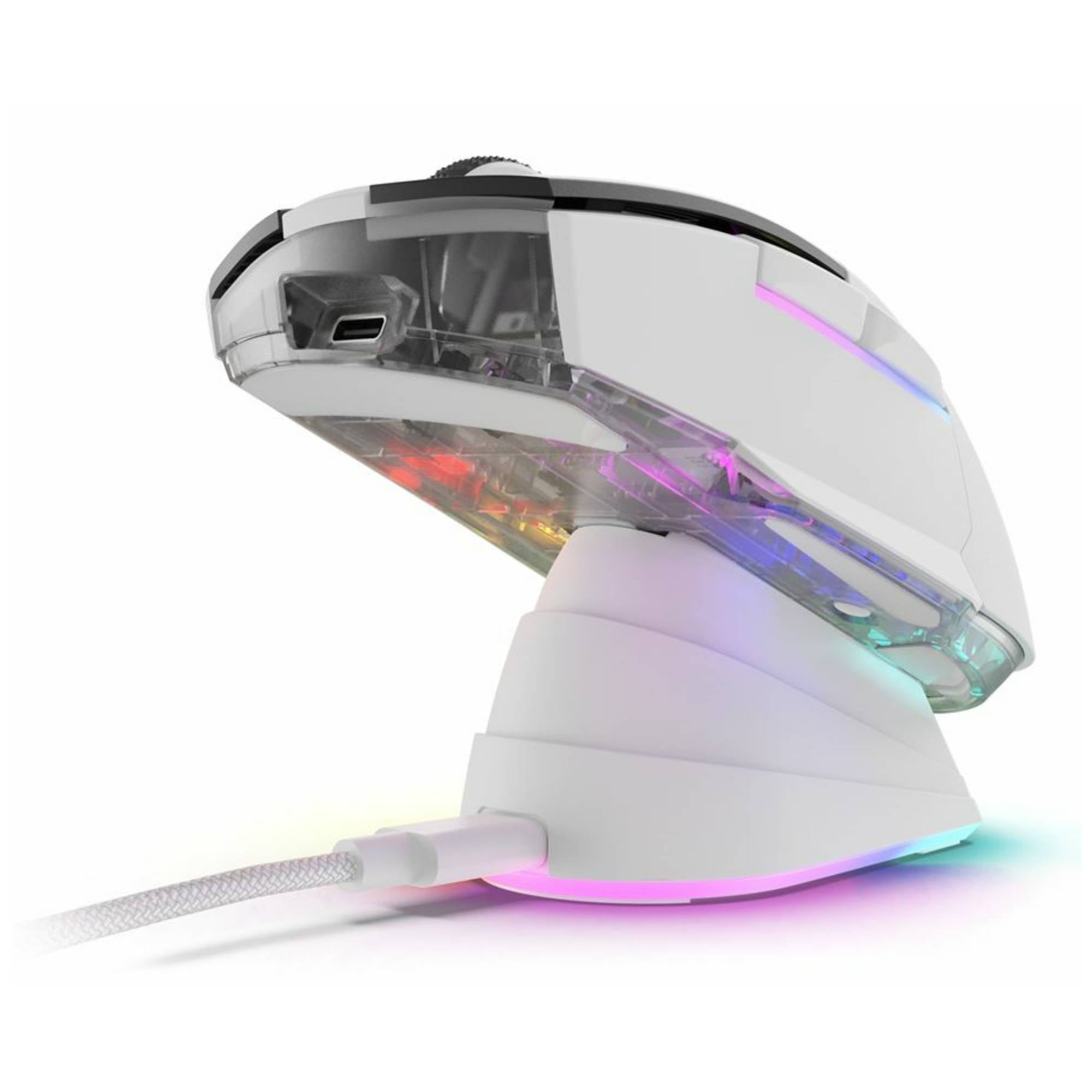 SHARKOON - SKILLER SGM50W White+ STATION - Maus - 6.400 dpi-4