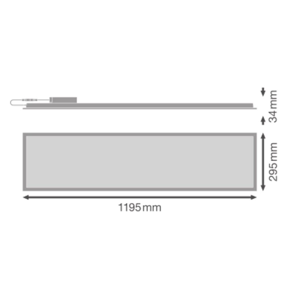 Ledvance LED-Panel 840 PL COMP 1200V33W 150 mA, 70000 h, 33 W, 110 lm/W, 3630 lm, 4000 K-2