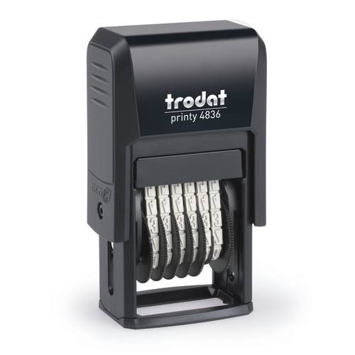 TRODAT - Ziffernstempel Printy schw+Kissen schw 4836-0