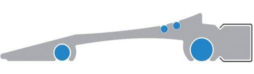 WEDO Schneidelineal, 300 mm, aus Alumium, mit Stahlkante-1