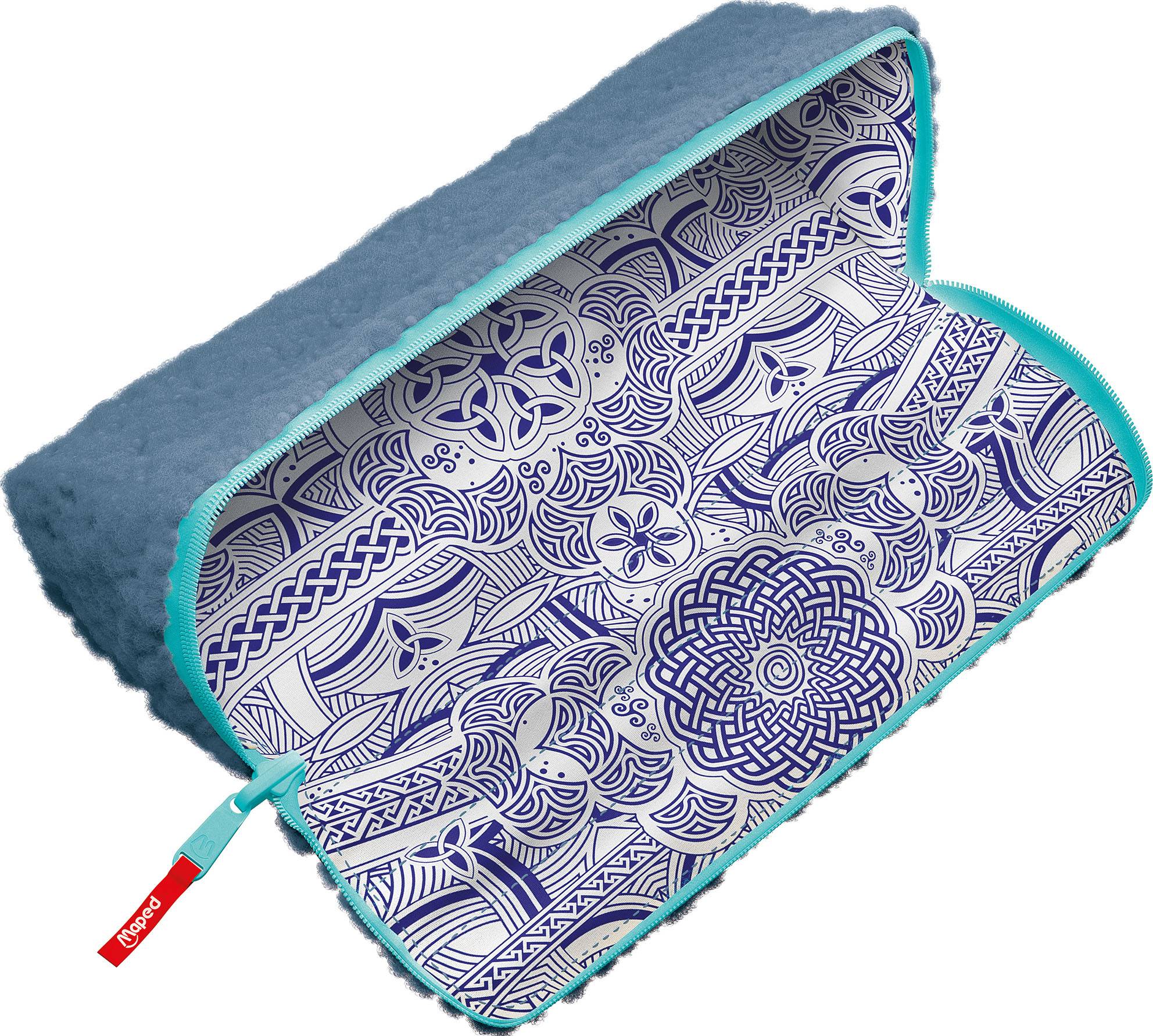 maped Federmäppchen blau/weiß 931905-1