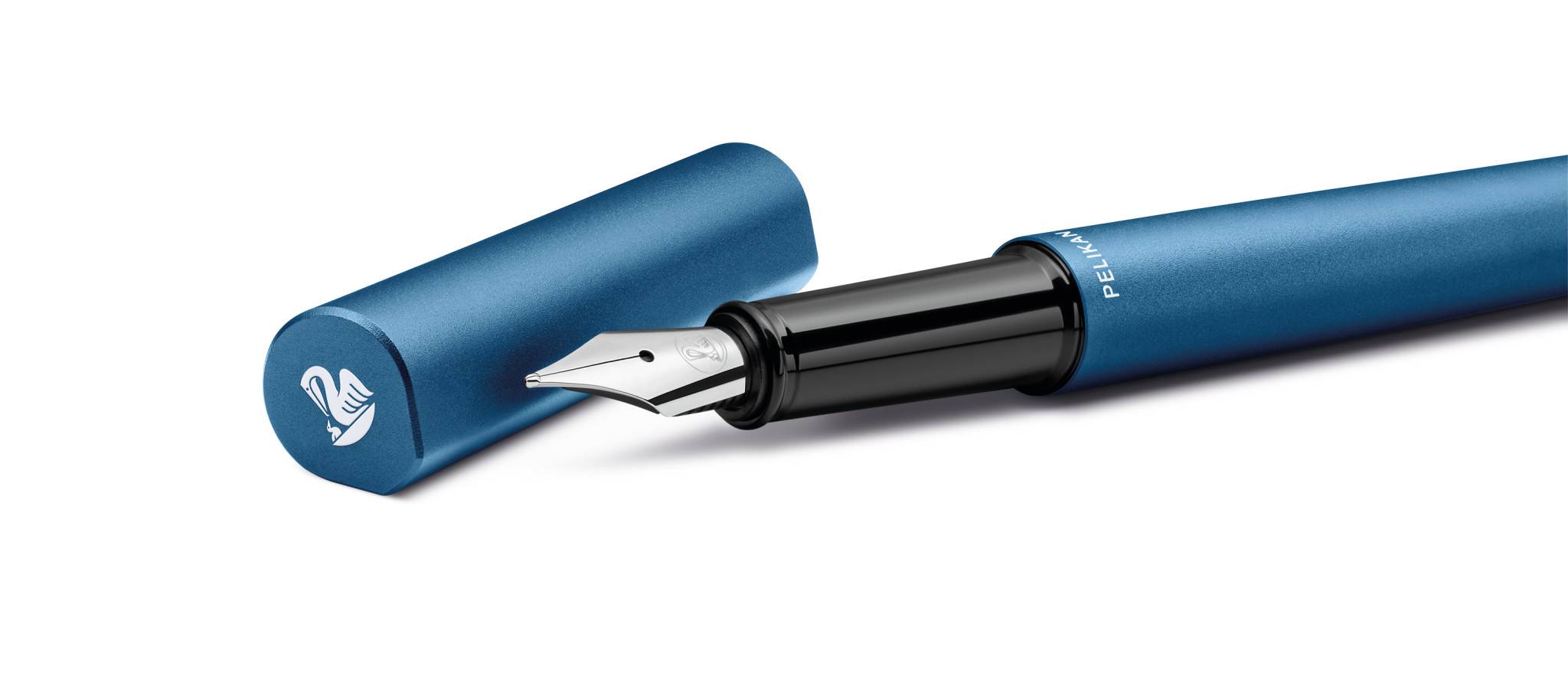 PELIKAN - Fuellhalter Ineo Element P6 Metall-Etui Petrol-Blau-4