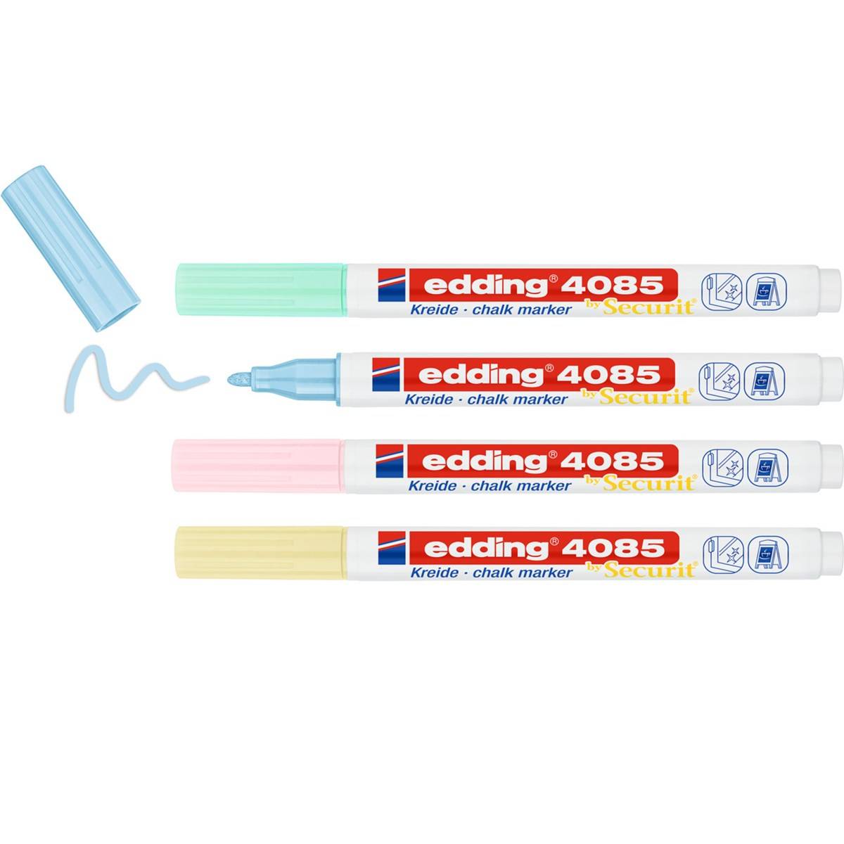 EDDING - 4085 Kreidemarker 1.0 - 2.0 mm Mehrfarbig-2