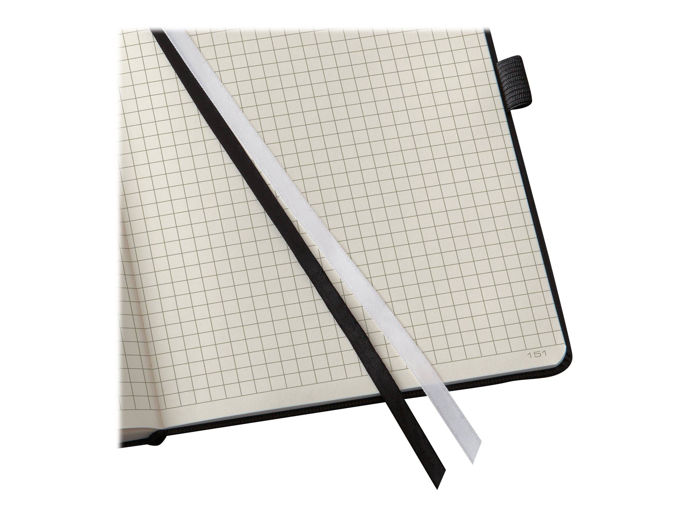 sigel Notizbuch Conceptum, DIN A6, kariert, schwarz-3