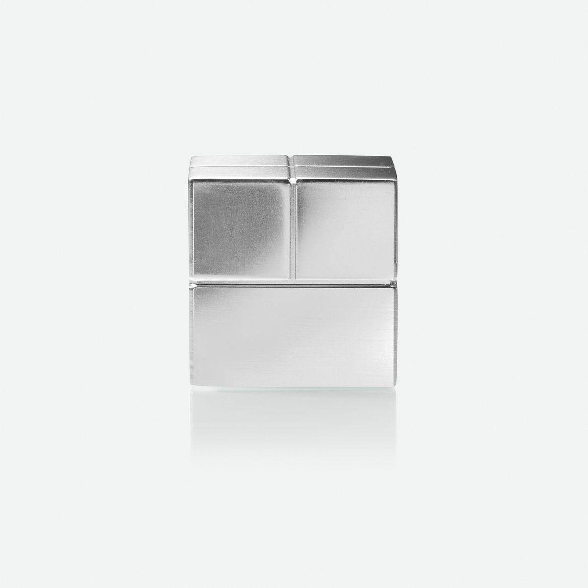 Sigel BA706, Cube, Neodym, Silber, Glanz, 20 mm, 20 mm-1