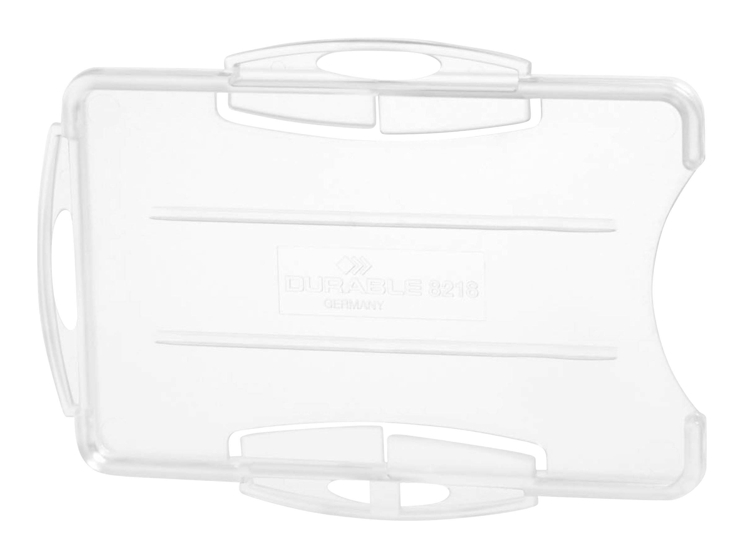 Durable Namensschildhalterung - für 54 x 85 mm - durchsichtig (Packung mit 10)-2