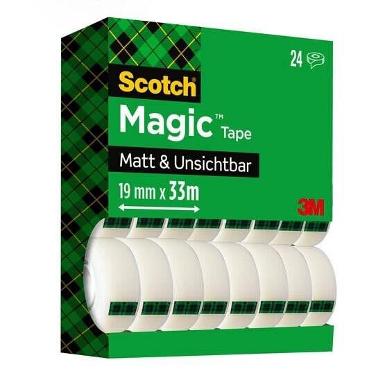 Scotch Klebefilm Magic 810, 19 mm x 33 m, 20 + 4 gratis-1