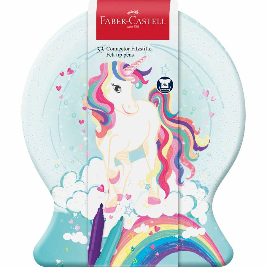 FABER-CASTELL - Filzstift Connector Einhorn-1