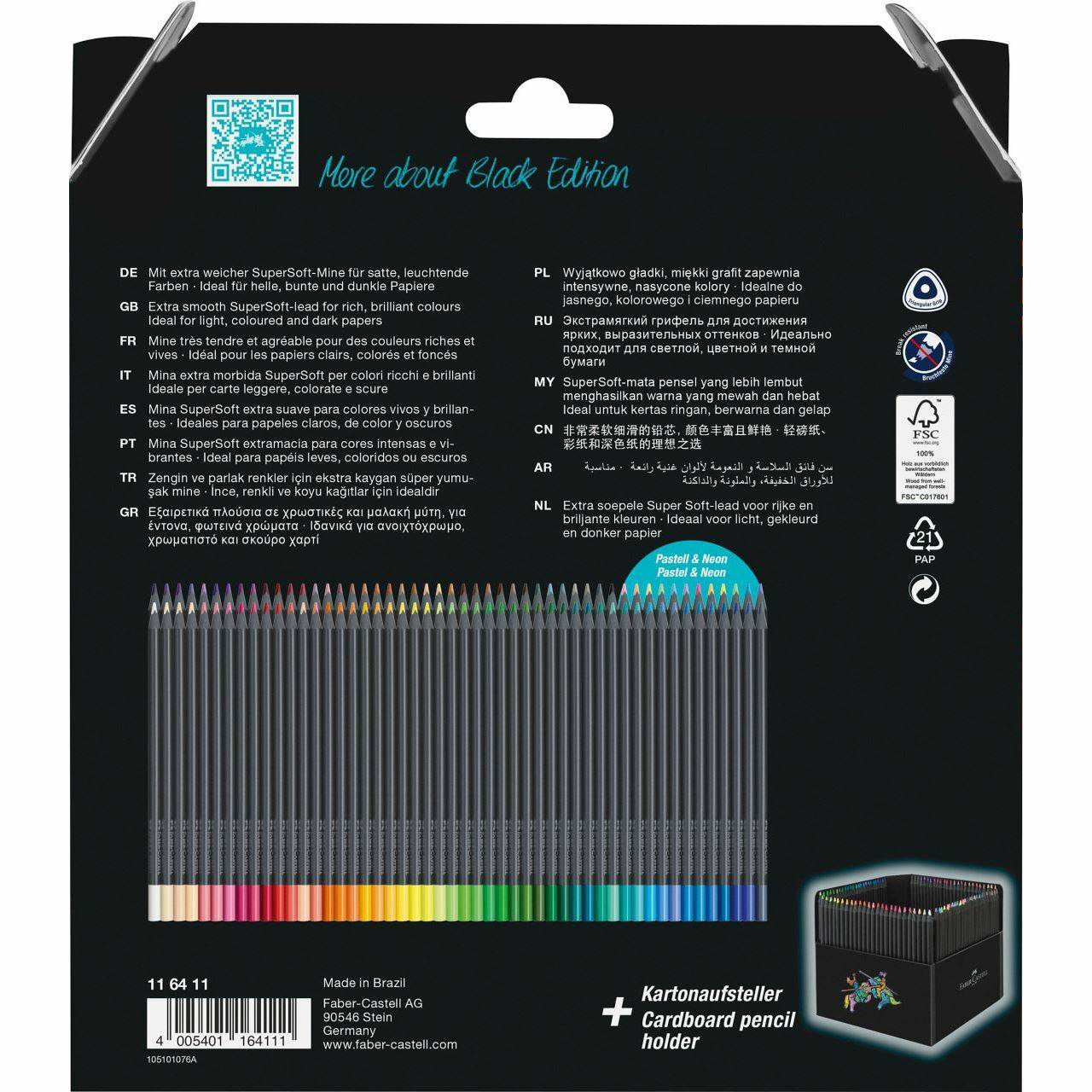 FABER-CASTELL - Buntstifte Black Edition 100er-1