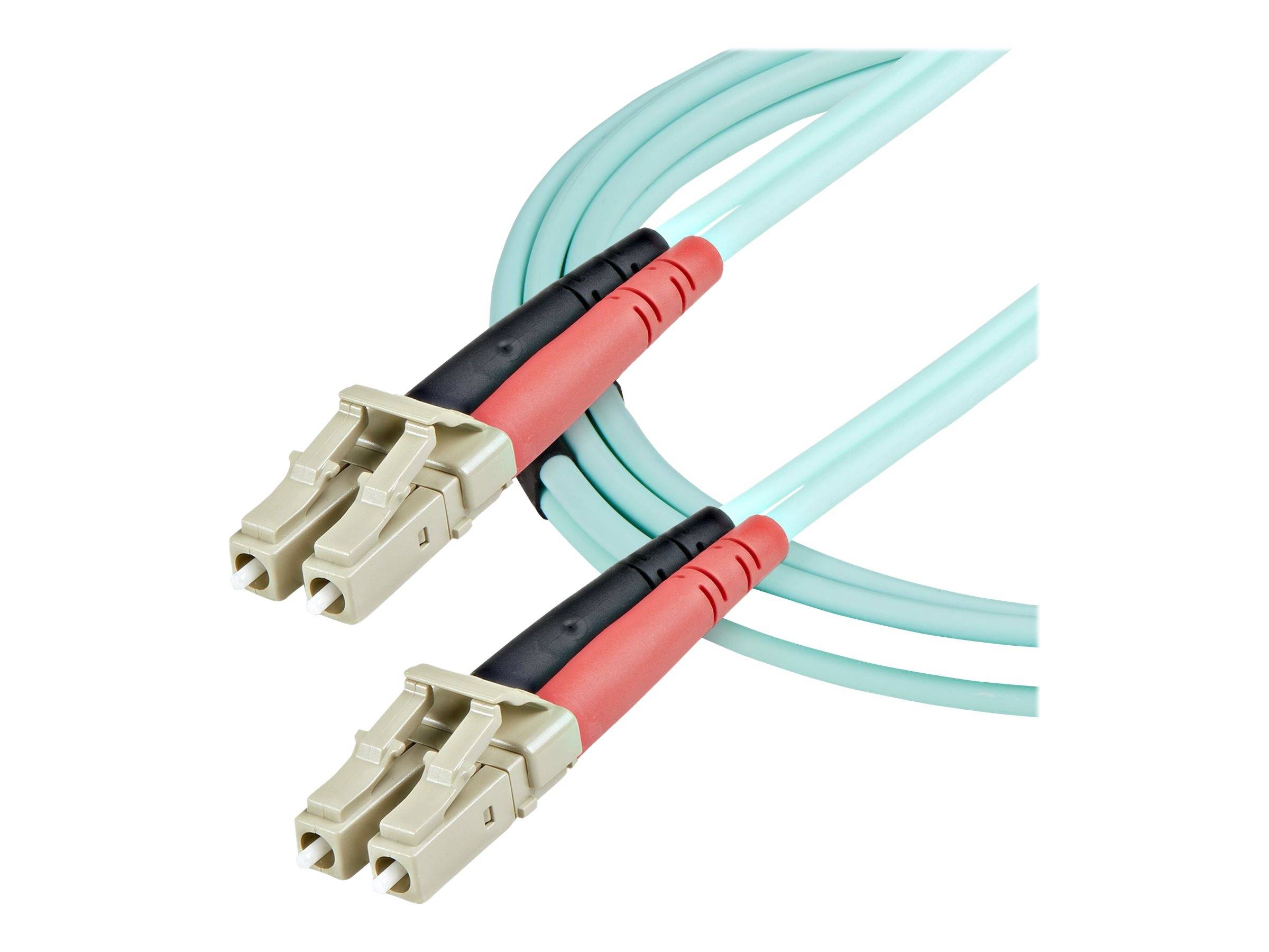StarTech.com 1 m OM3 LWL Patchkabel, Multimode-Glasfaserkabel, LC auf LC - Patch-Kabel - LC Multi-Mode (M)-3
