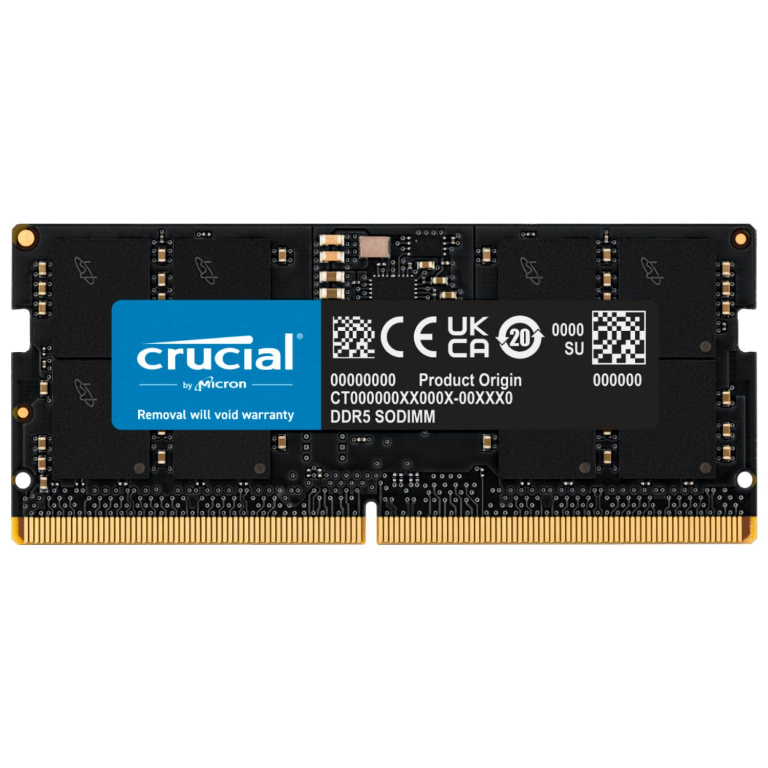 Crucial DDR5 Modul 16 GB SO DIMM 262-PIN 5600 MHz / PC5-44800 CL46 1.1 V non-ECC-1