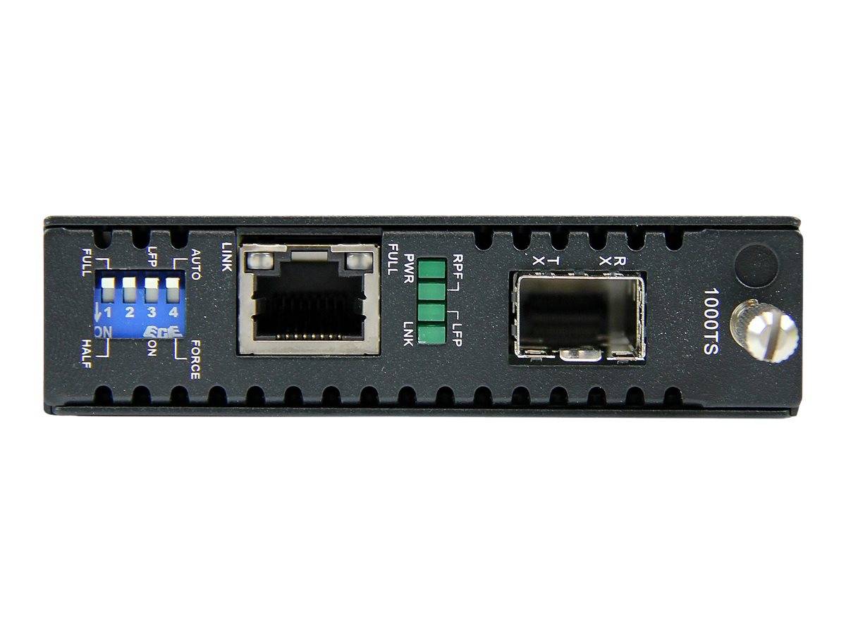 StarTech.com Gigabit Ethernet LWL / Glasfaser Medienkonverter mit SFP - 1000 Mbi-3