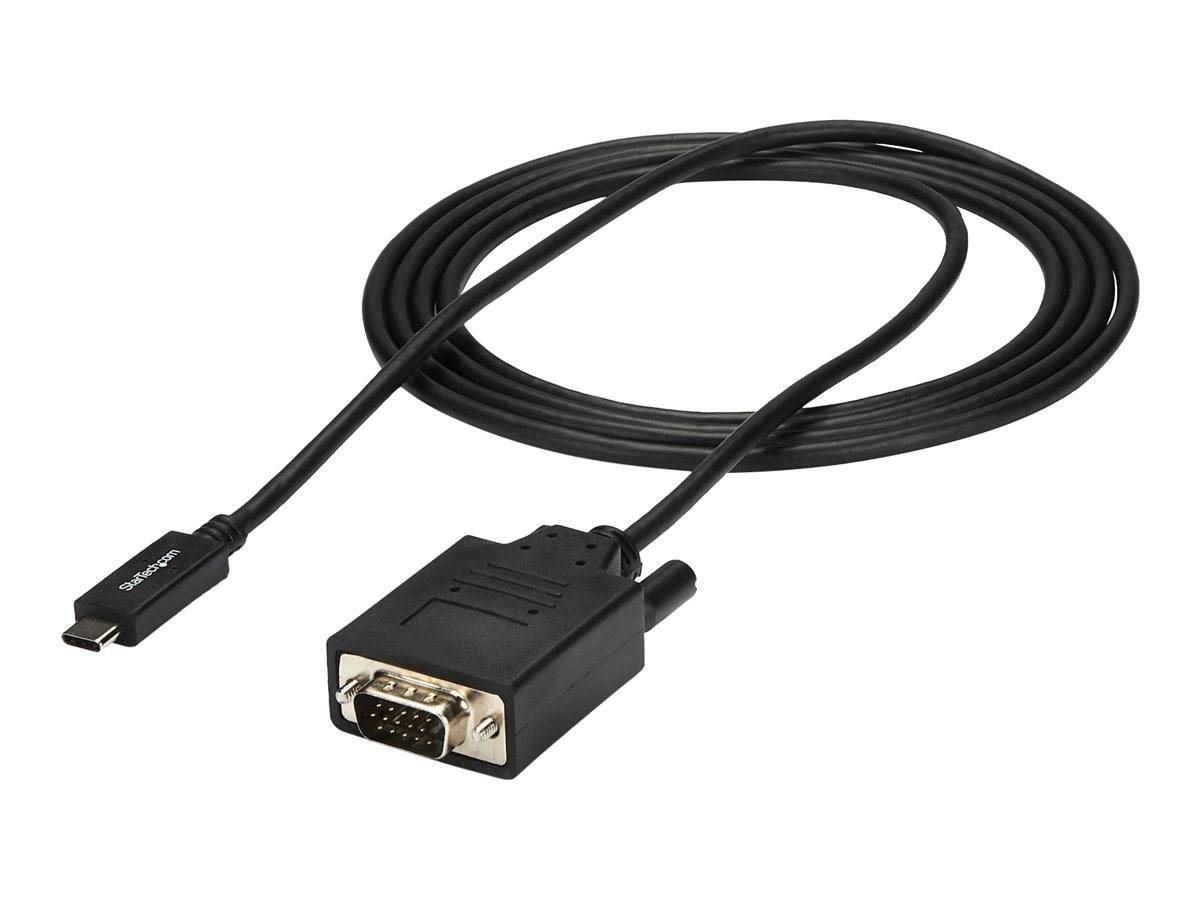 StarTech.com StarTech 2 m USB-C auf VGA Kabel - 1920x1200/1080p USB Typ-C auf VGA Video Aktives Adapter Kabel --3
