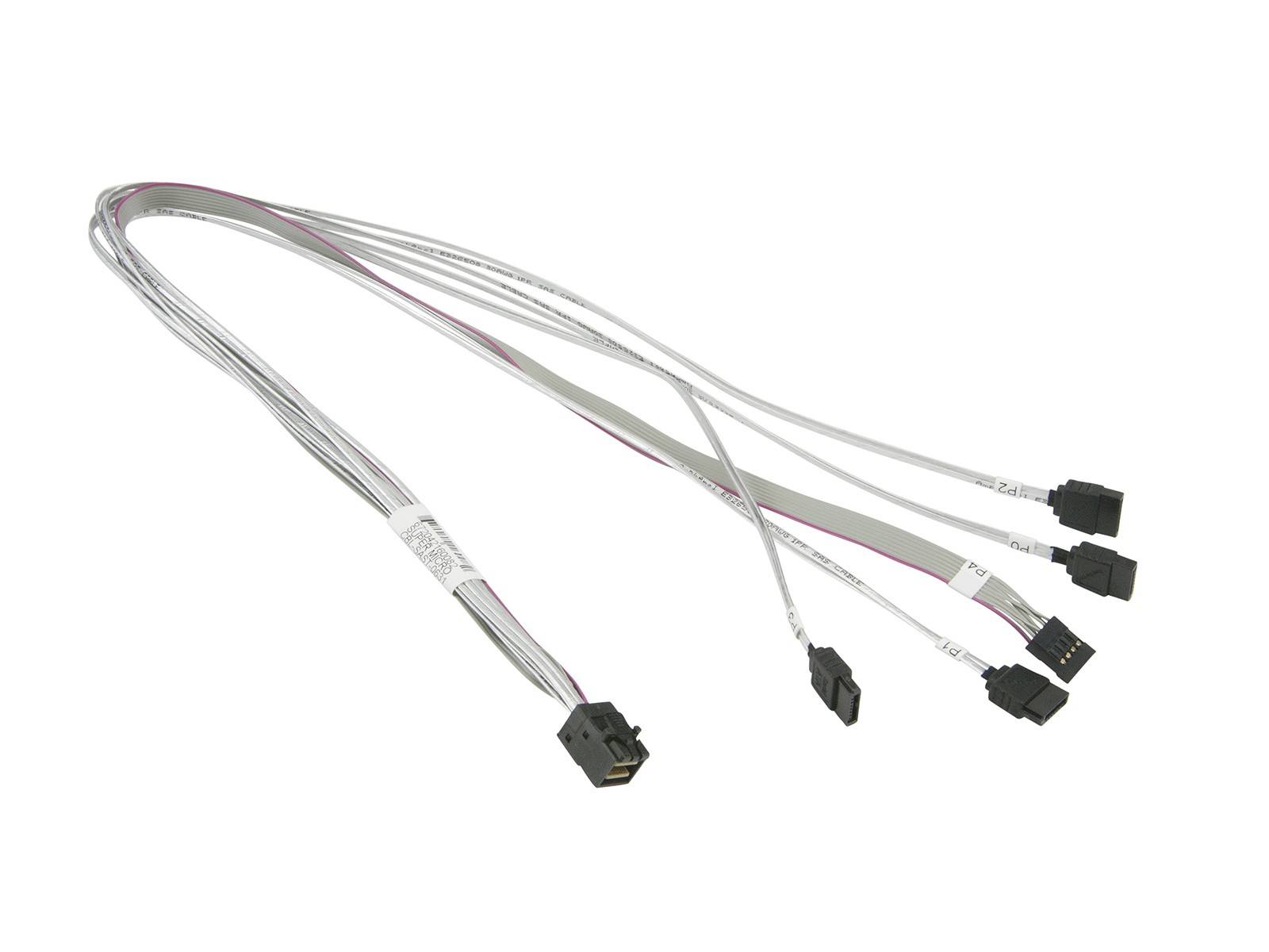Supermicro MiniSAS HD / 4 SATA 0.7 m Kabel & Adapter Computer HDD-/ SSD-Kabel-2