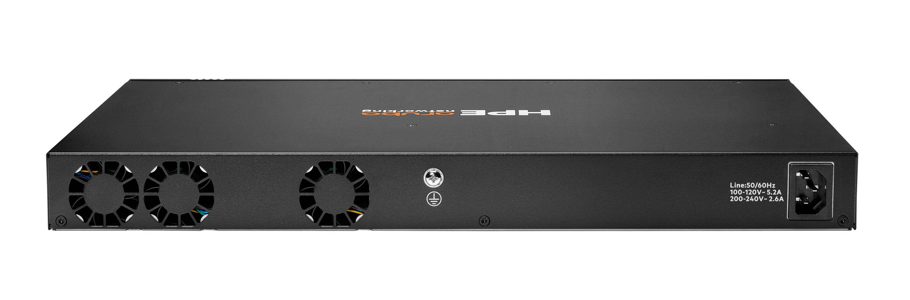 HPE Aruba 6200F 24G Class4 PoE 4SFP+ 370W Switch - Switch - max. Stapelentfernung 10 km - L3 - managed - 24 x 10/100/100-2