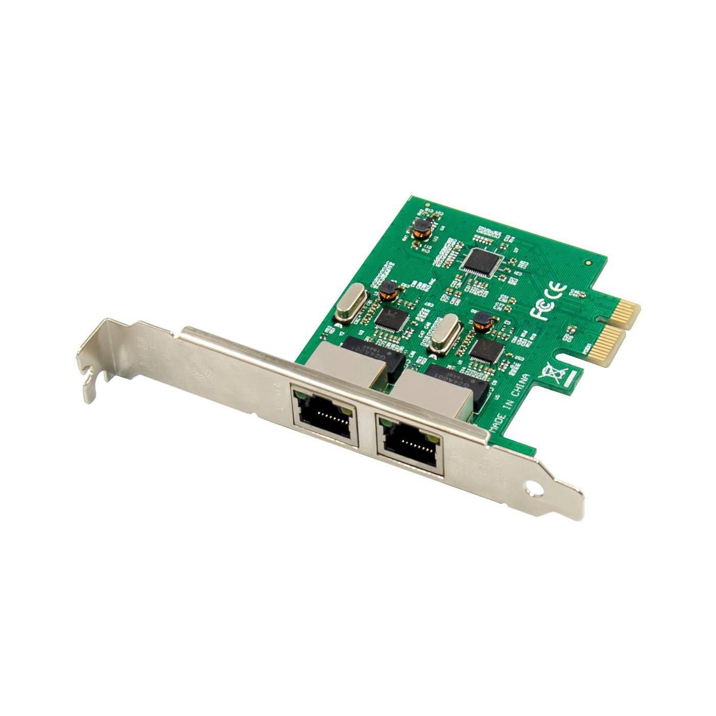 MicroConnect PCI-E 8111F Dual-RJ45 Gigabit Ethernet NIC-0
