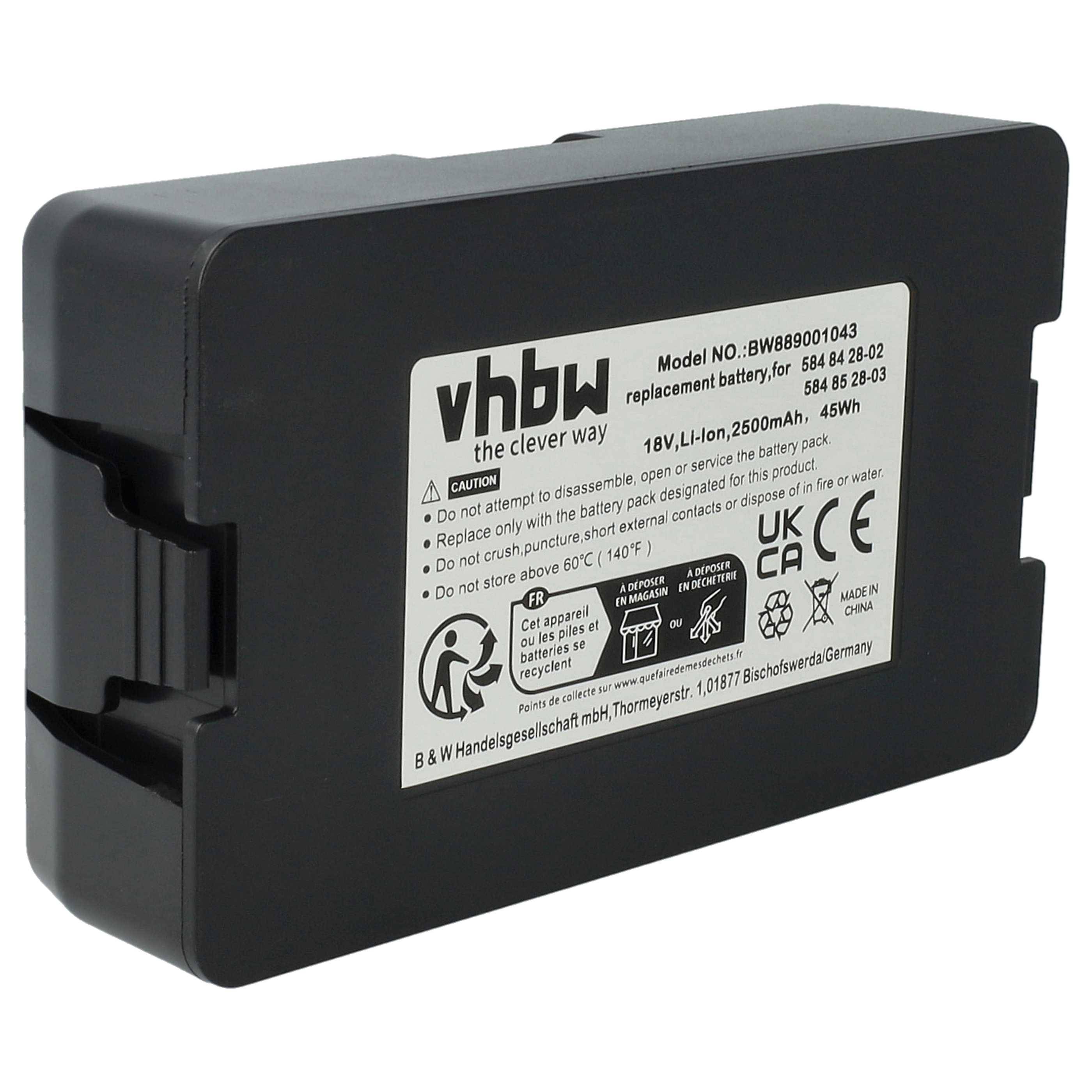 vhbw Akku Ersatz für Flymo 590 81 01-05 | 590 81 01-0X, 590 81 01-03, 590 81 01-04, 590 81 01-02 für Rasenroboter-0
