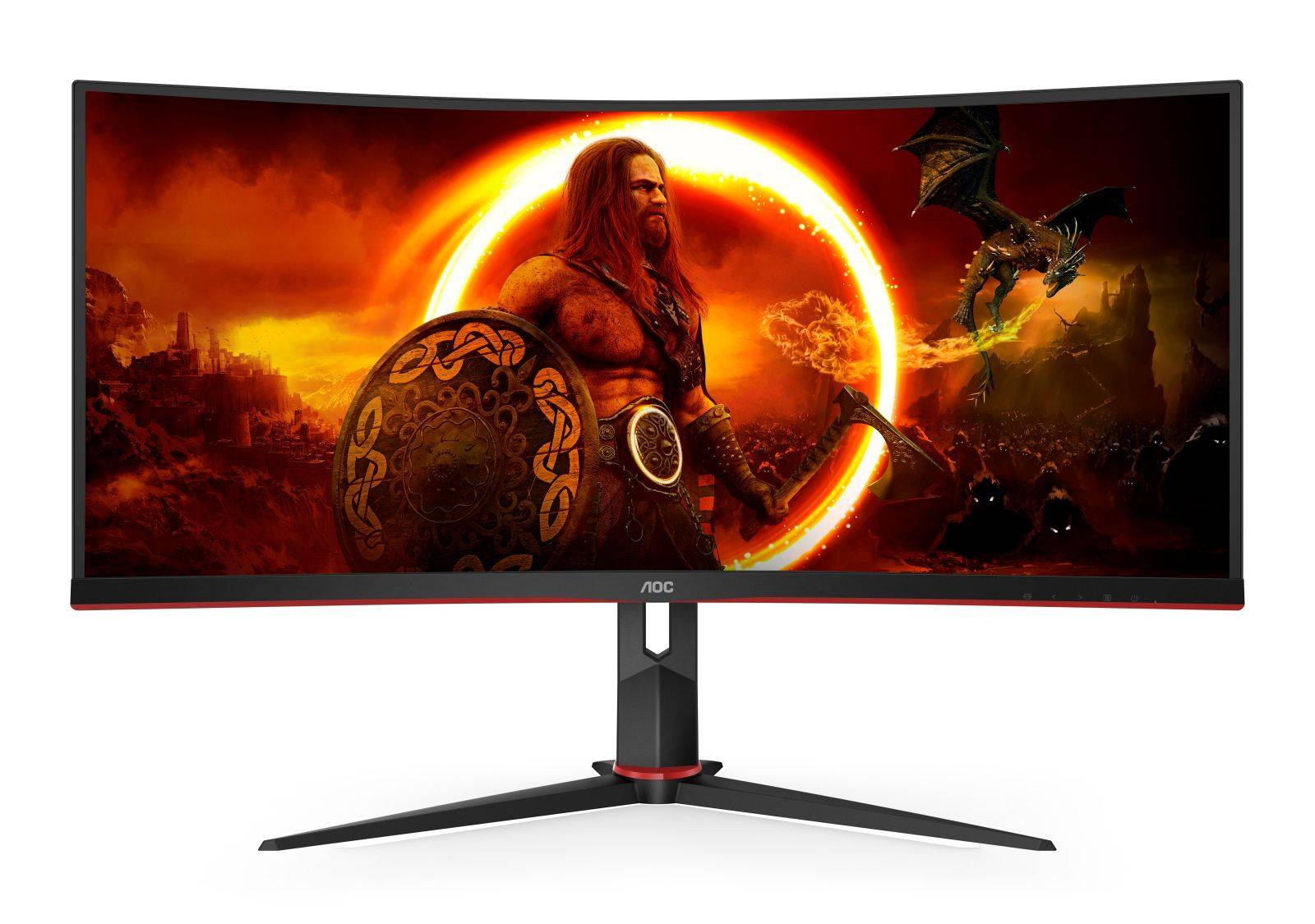 AOC 86,4cm (34") CU34G2XP/BK 21:09 2xHDMI+2xDP+USB Curved retail-1