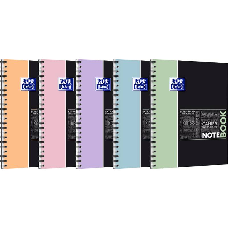 Oxford Studium Collegeblock NOTEBOOK Pastell, A4+, seyès-0