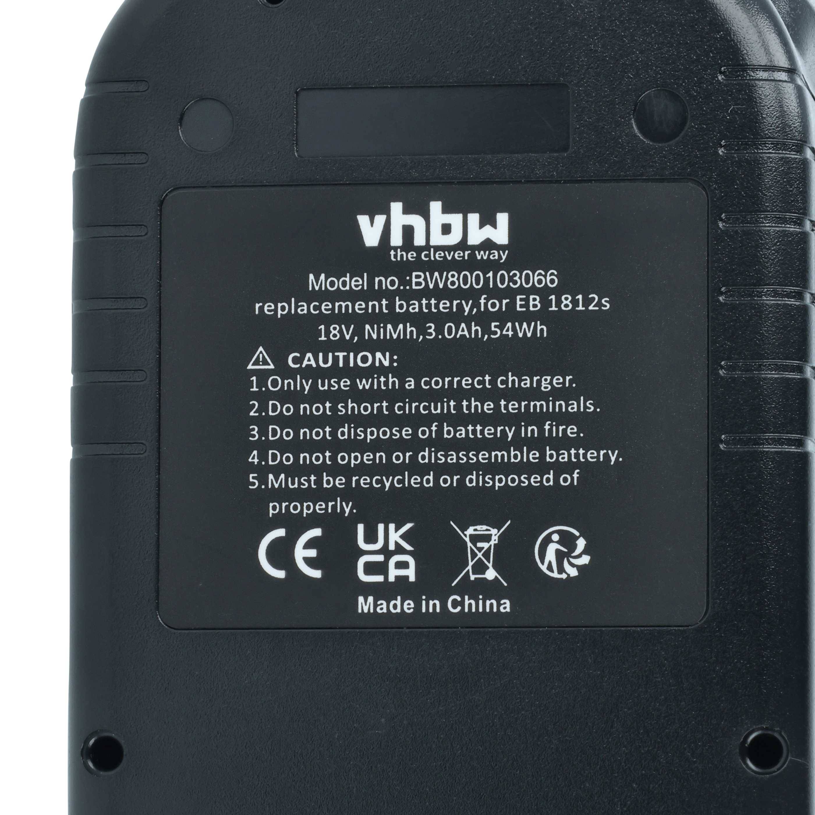 vhbw Akku kompatibel mit Hitachi DV 18DVKS | DV 18DMR, RB 18DL, DV 18DV, DV 18DL, KC 18DA, G 18DL, G 18DLX Werkzeug-3