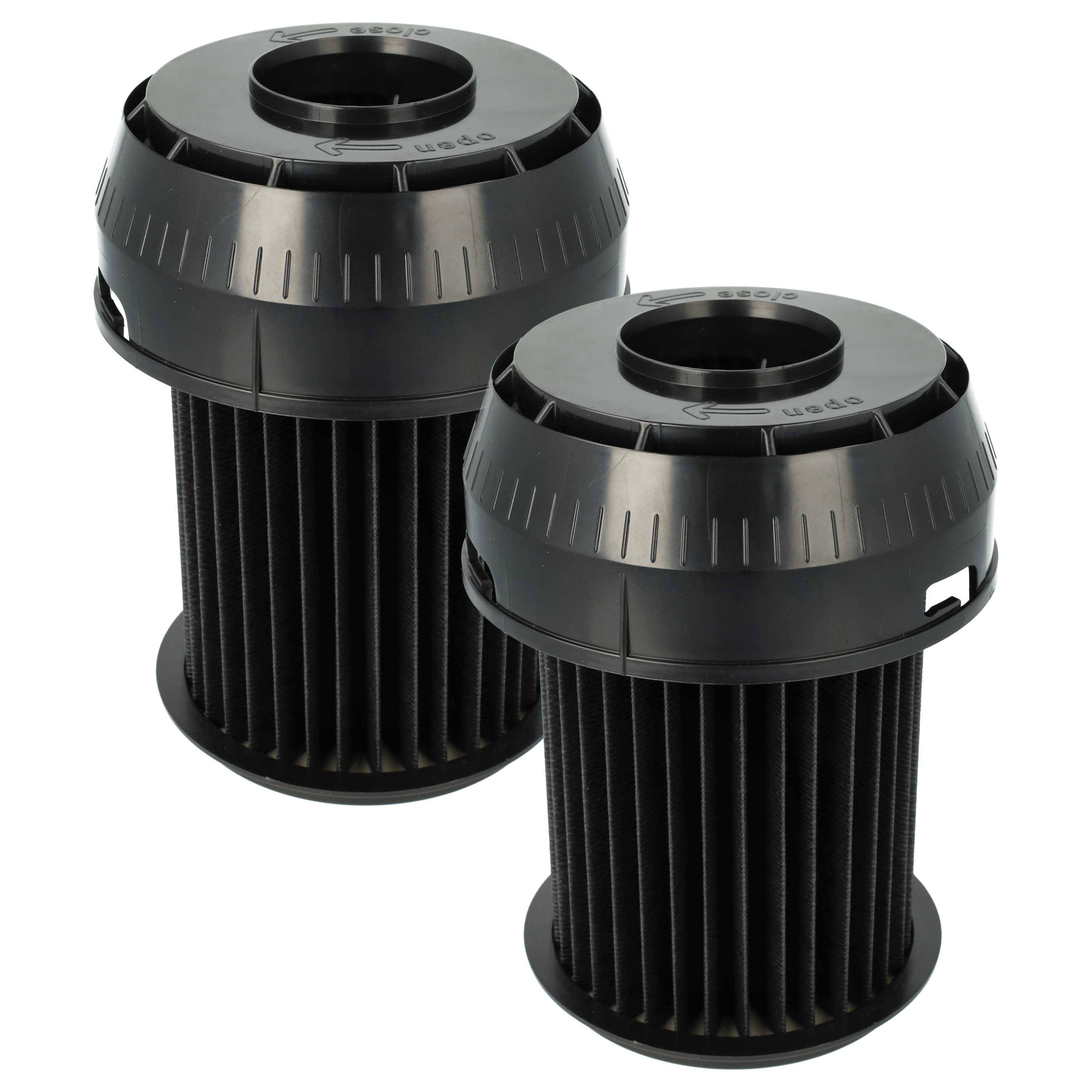 vhbw 2x Faltenfilter kompatibel mit Bosch BGS 6-PRO4 Serie 04 | 6 SIL 101 ROXX X PROSILENCE, 6 SIL 1 Staubsauger --0