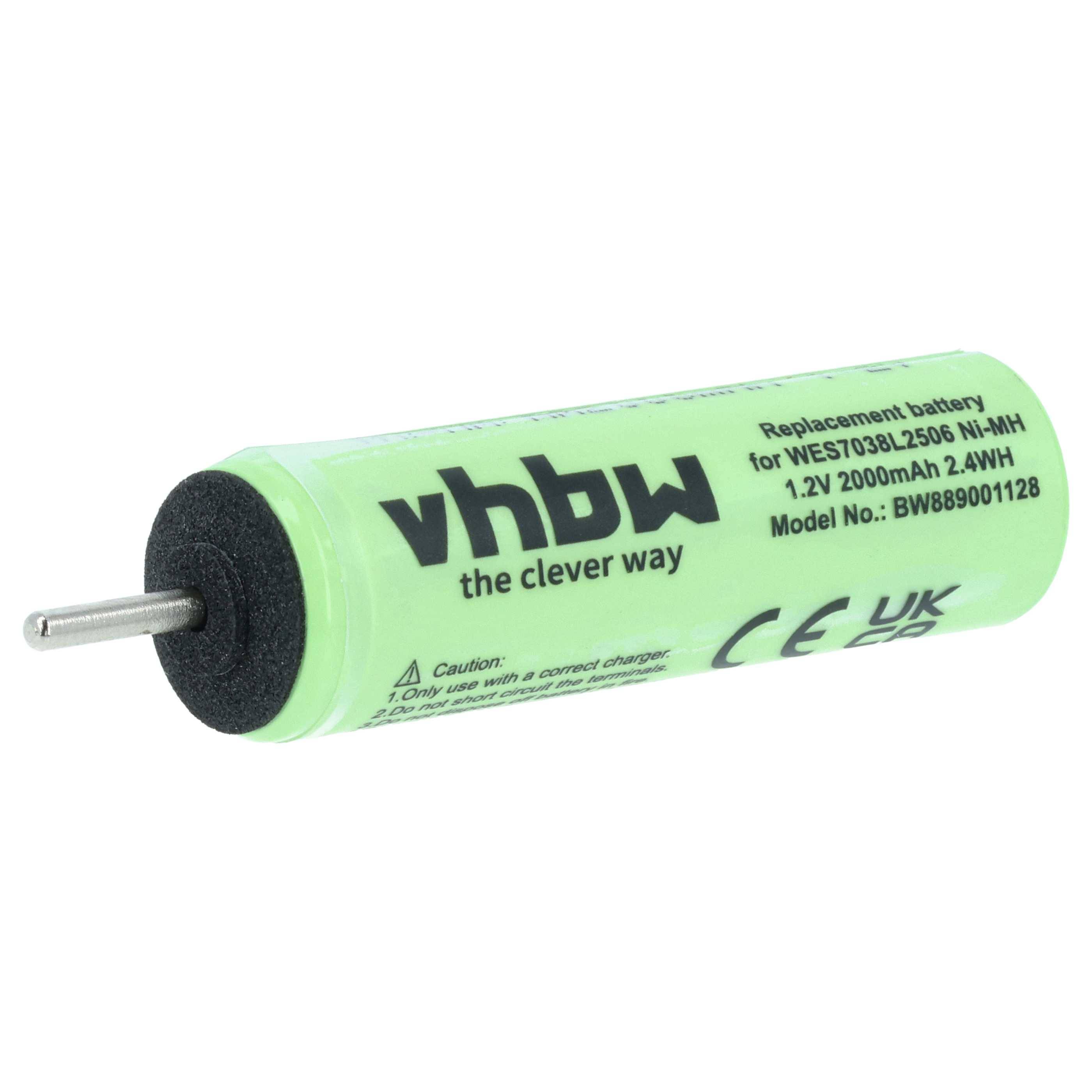 vhbw Akku kompatibel mit Panasonic ES4001 | ES4033, ES4035, ES4025, ES4027, ES4029, ES-366 Rasierer (2000 mAh, 1,2 V-0