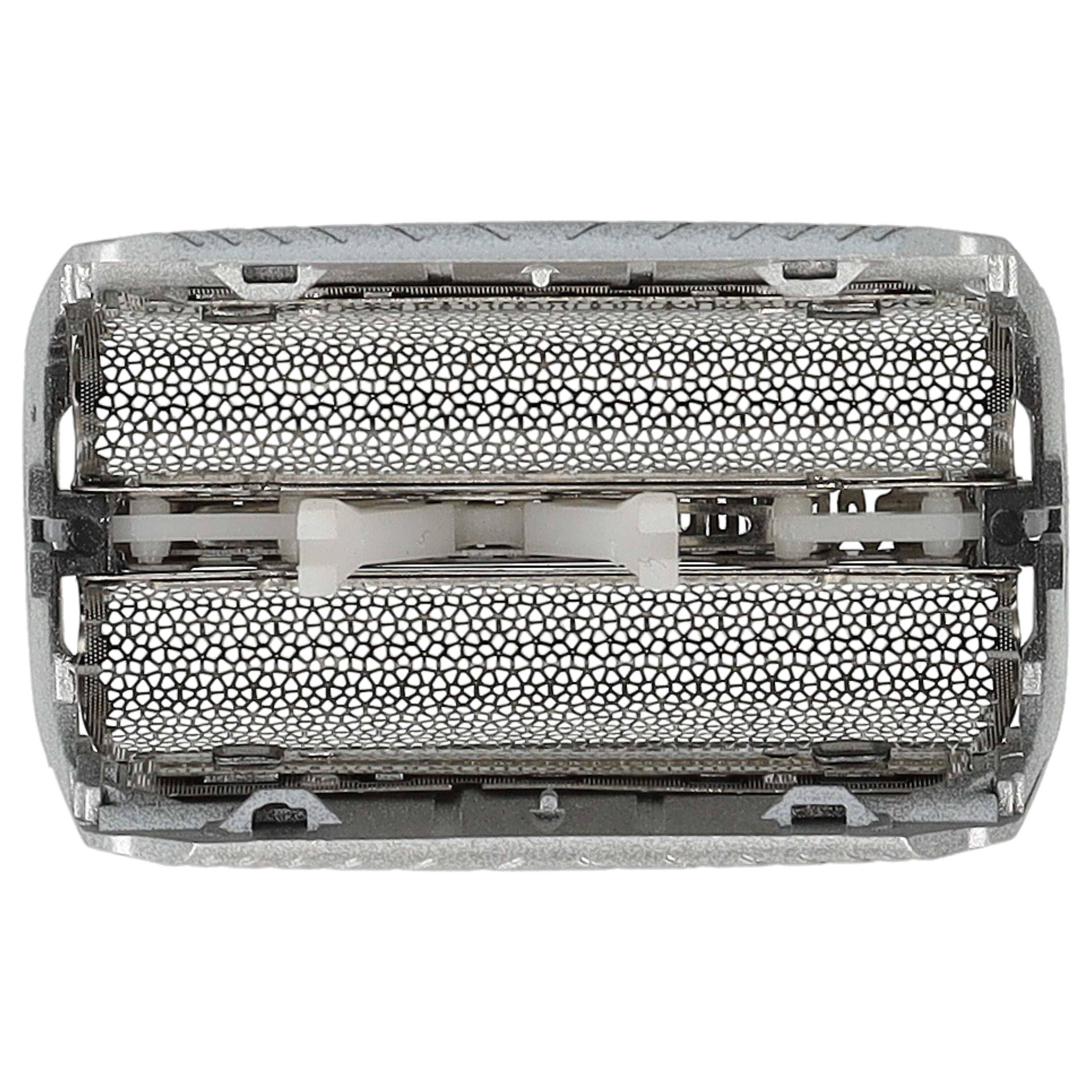 vhbw 3x Doppelscherfolie kompatibel mit Braun TriControl Elektrorasierer + Rahmen, silber-2