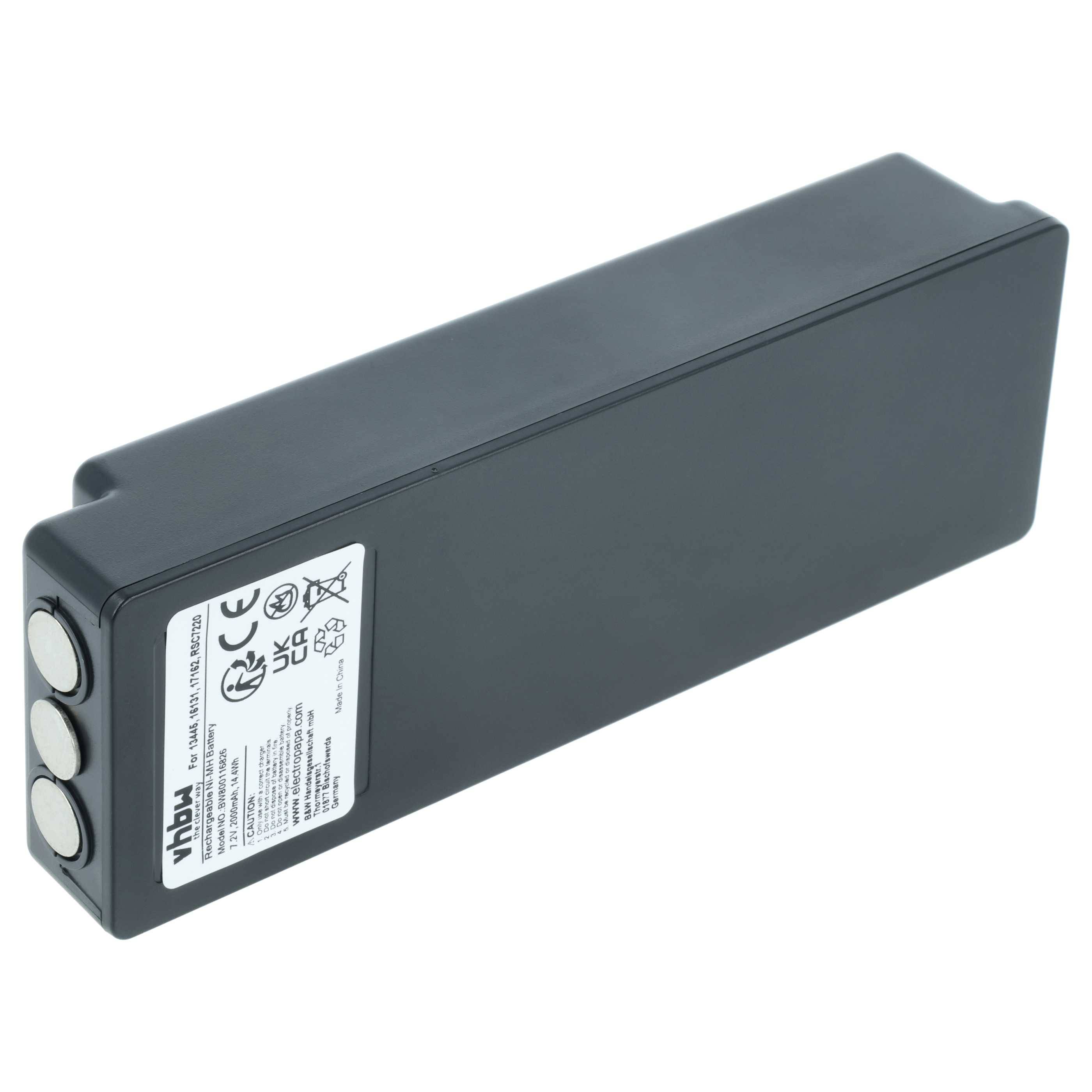 vhbw Akku Ersatz für Palfinger Scanreco IM6024 | 708031757, RSC7220 für Industrie-Funkfernsteuerung Fernbedienung (2000-0