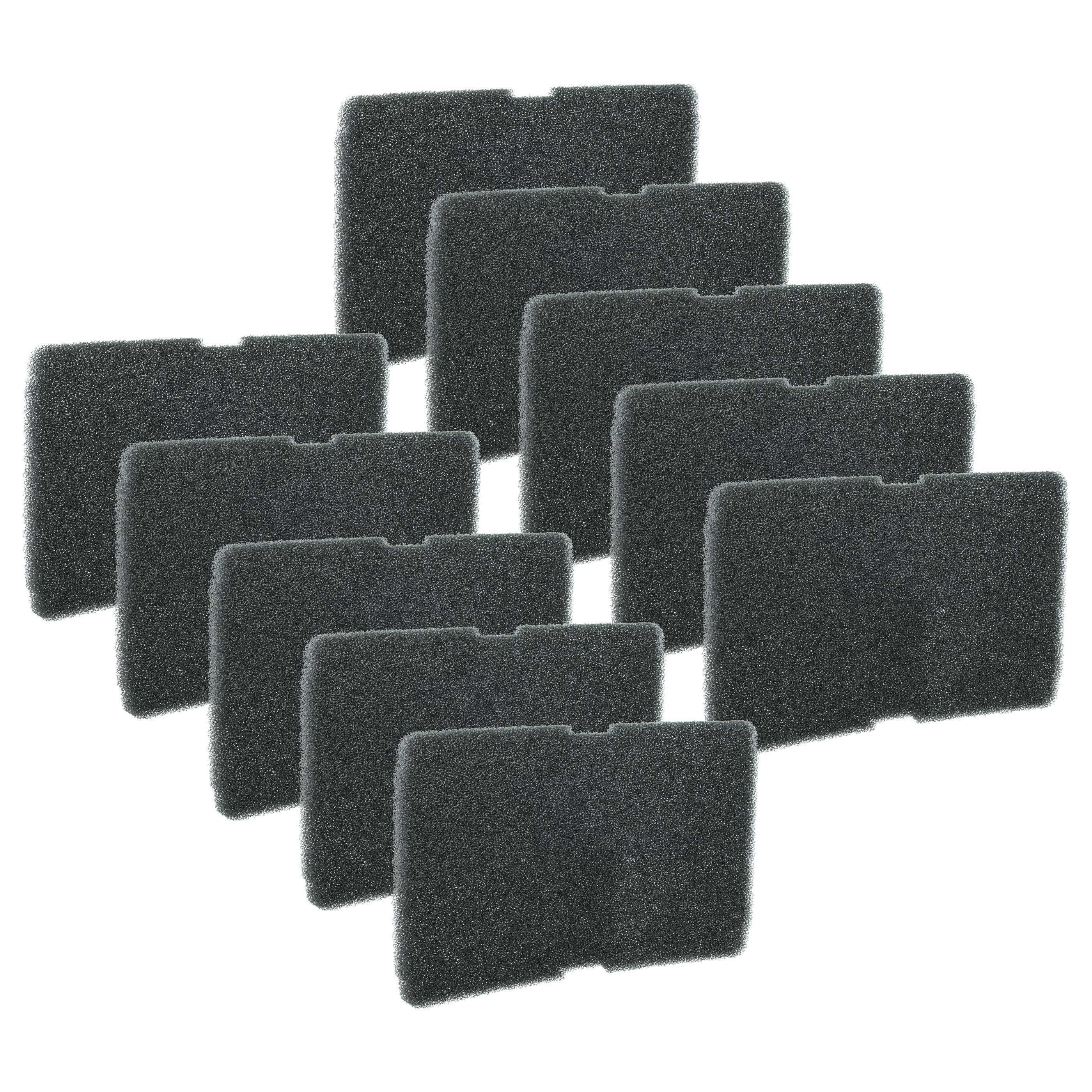 vhbw 10x Schwammfilter kompatibel mit Altus AL-CD10W1 | AL-CD10S1, AL-CD10B1, AL 80 IC Wäschetrockner-0