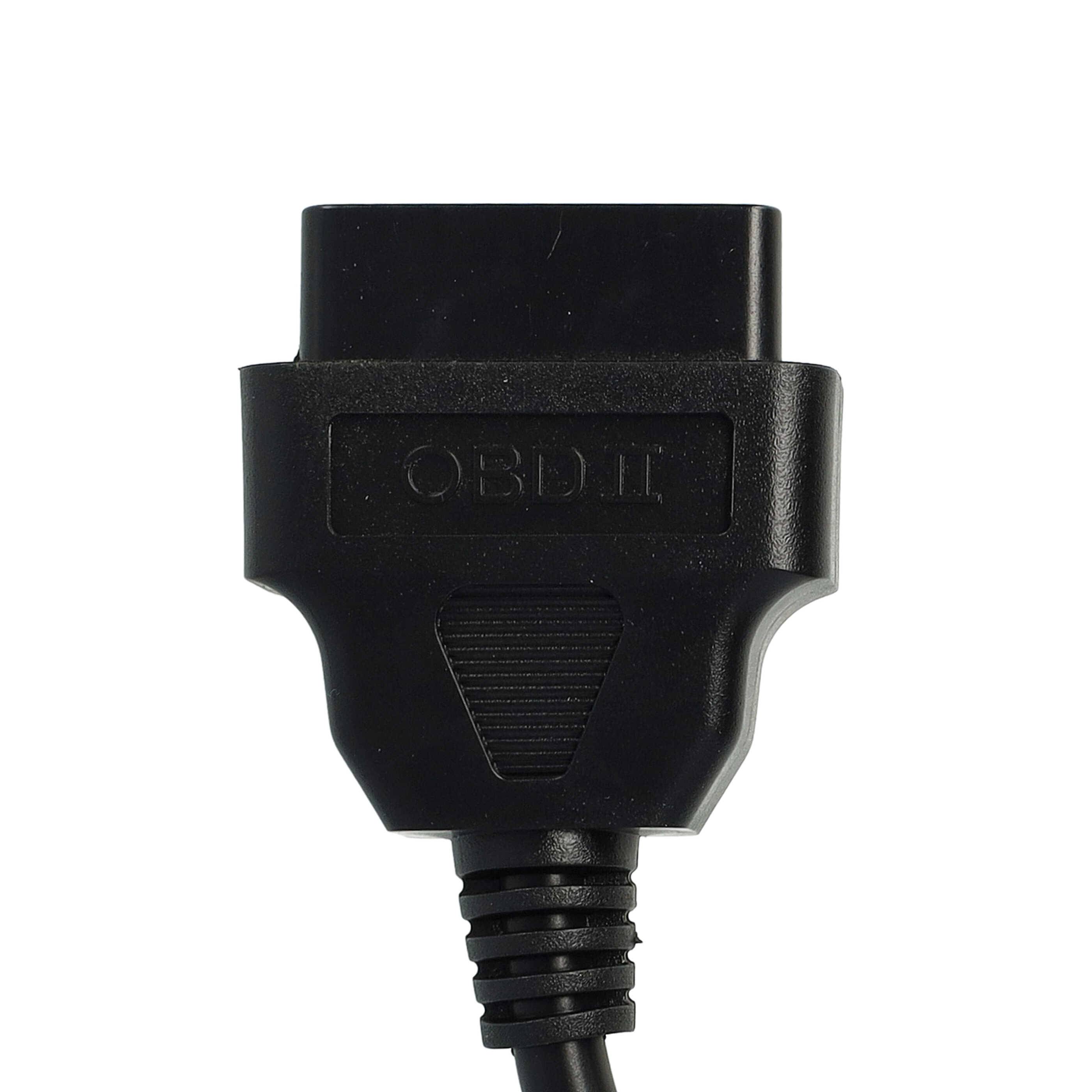 vhbw OBD Adapter 6 Pin auf OBD2 16Pin kompatibel mit Suzuki SV 650 (2003 - 2019), UH 125 (2007 - 2019), UH 200 (2007 --4